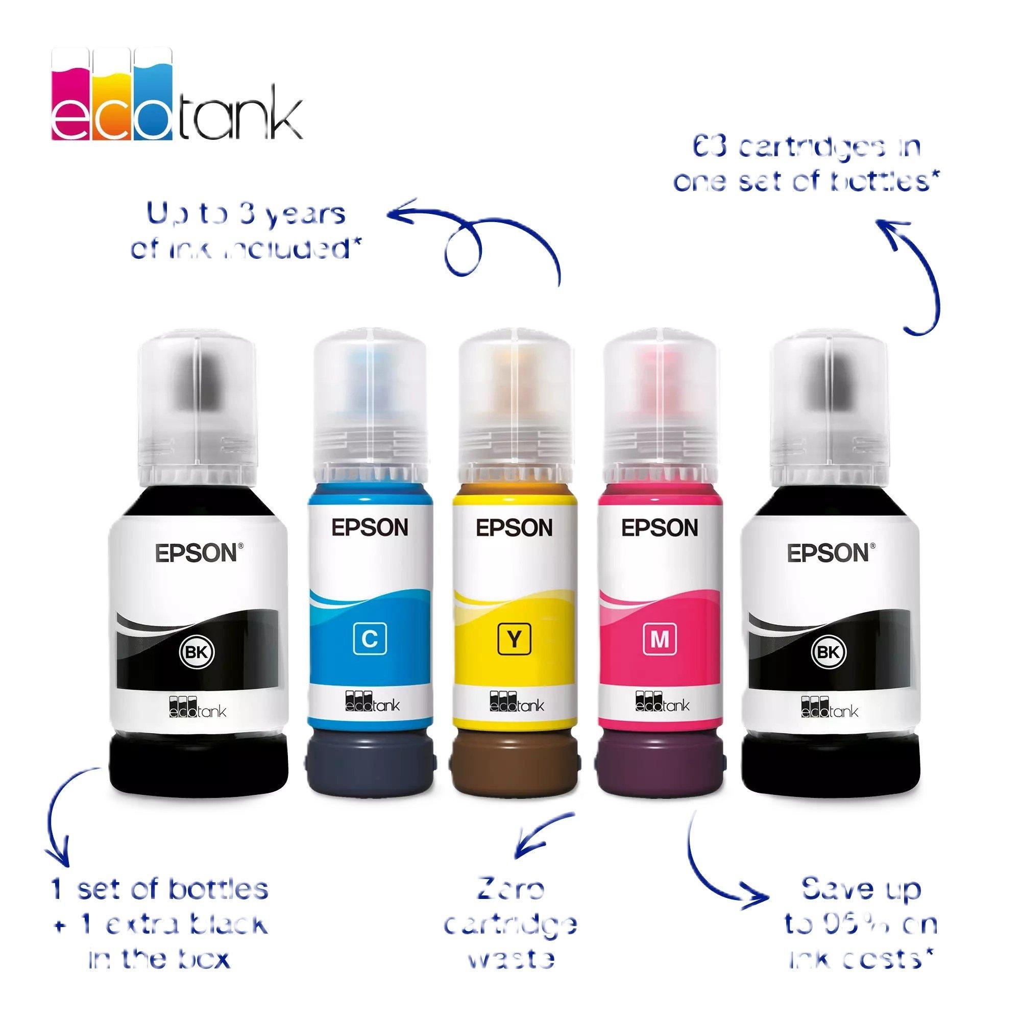 Sort - Epson - EcoTank ET-4950 A4 Multifunction Wi-Fi Ink Tank Printer With Up To 3 Years Of Ink Included - 10