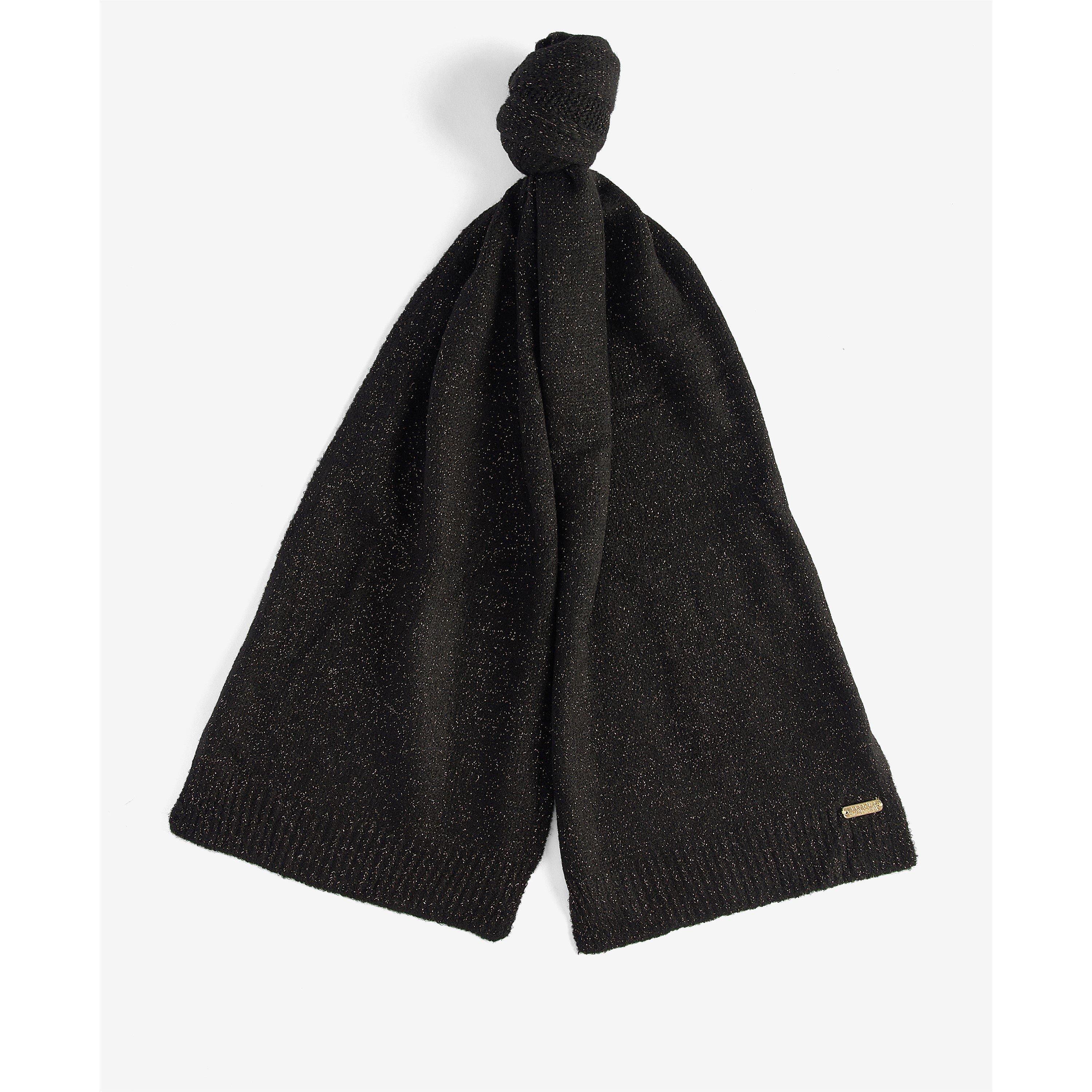 Black AW25 - Barbour International - Sparkle Beanie & Scarf Gift Set - 6
