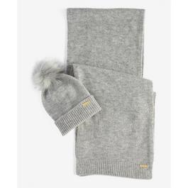 Barbour International Sparkle Beanie And Scarf Gift Set