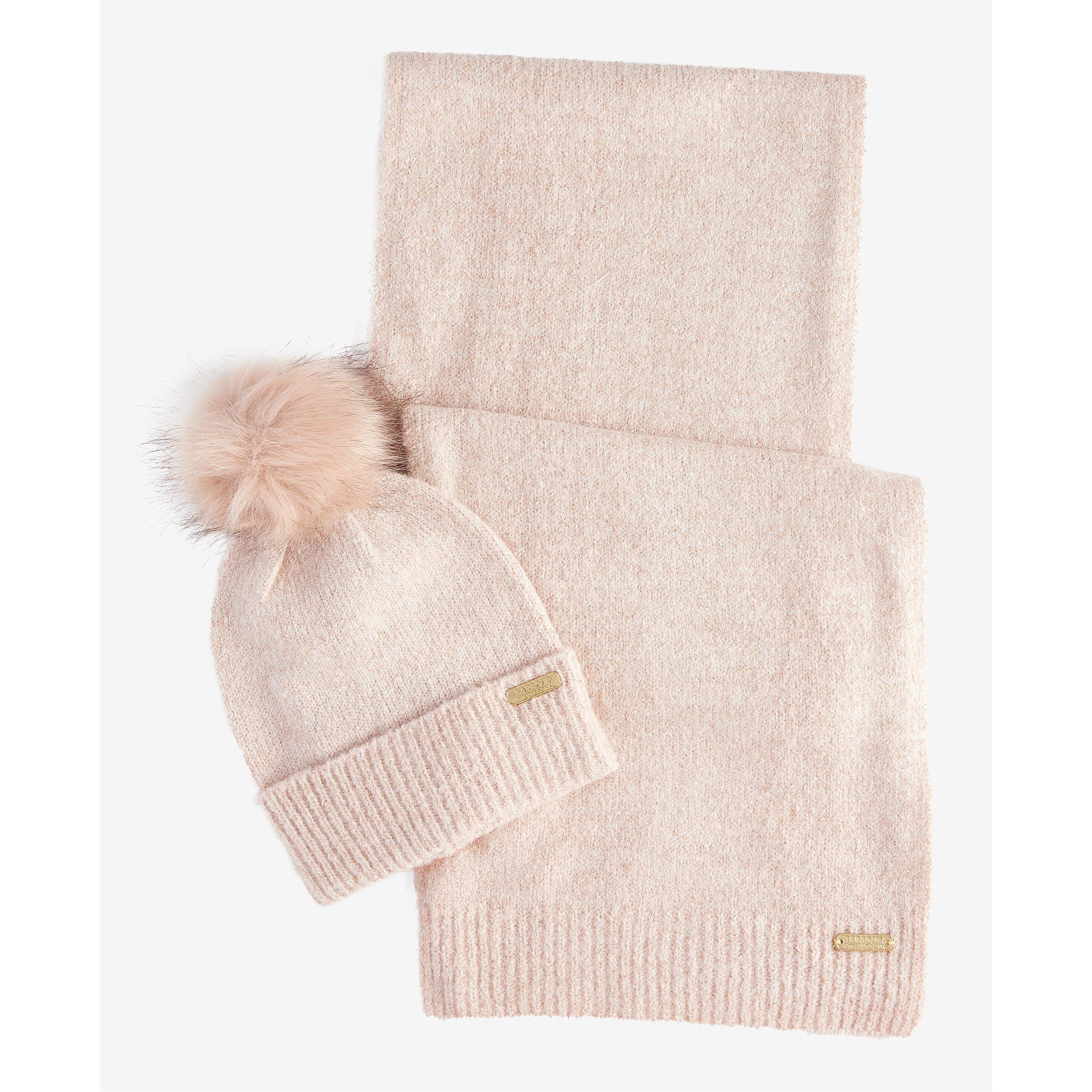 Barbour International Sparkle Beanie & Scarf Gift Set