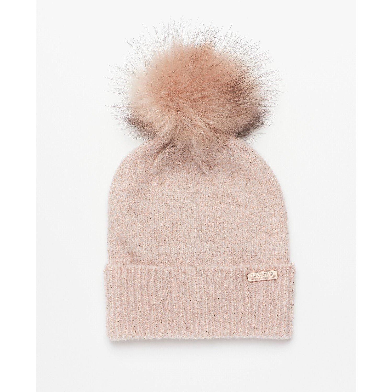 Pink AW24 - Barbour International - Sparkle Beanie & Scarf Gift Set - 2