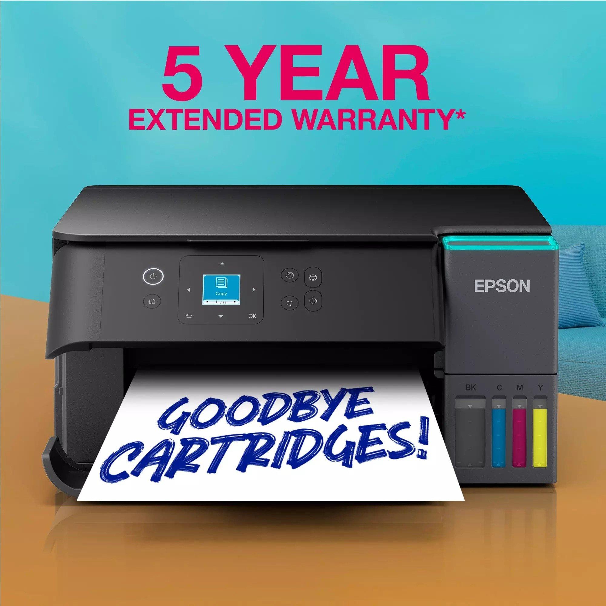 Zwart - Epson - EcoTank ET-2950 A4 Multifunction Wi-Fi Ink Tank Printer With Up To 3 Years Of Ink Included - 2