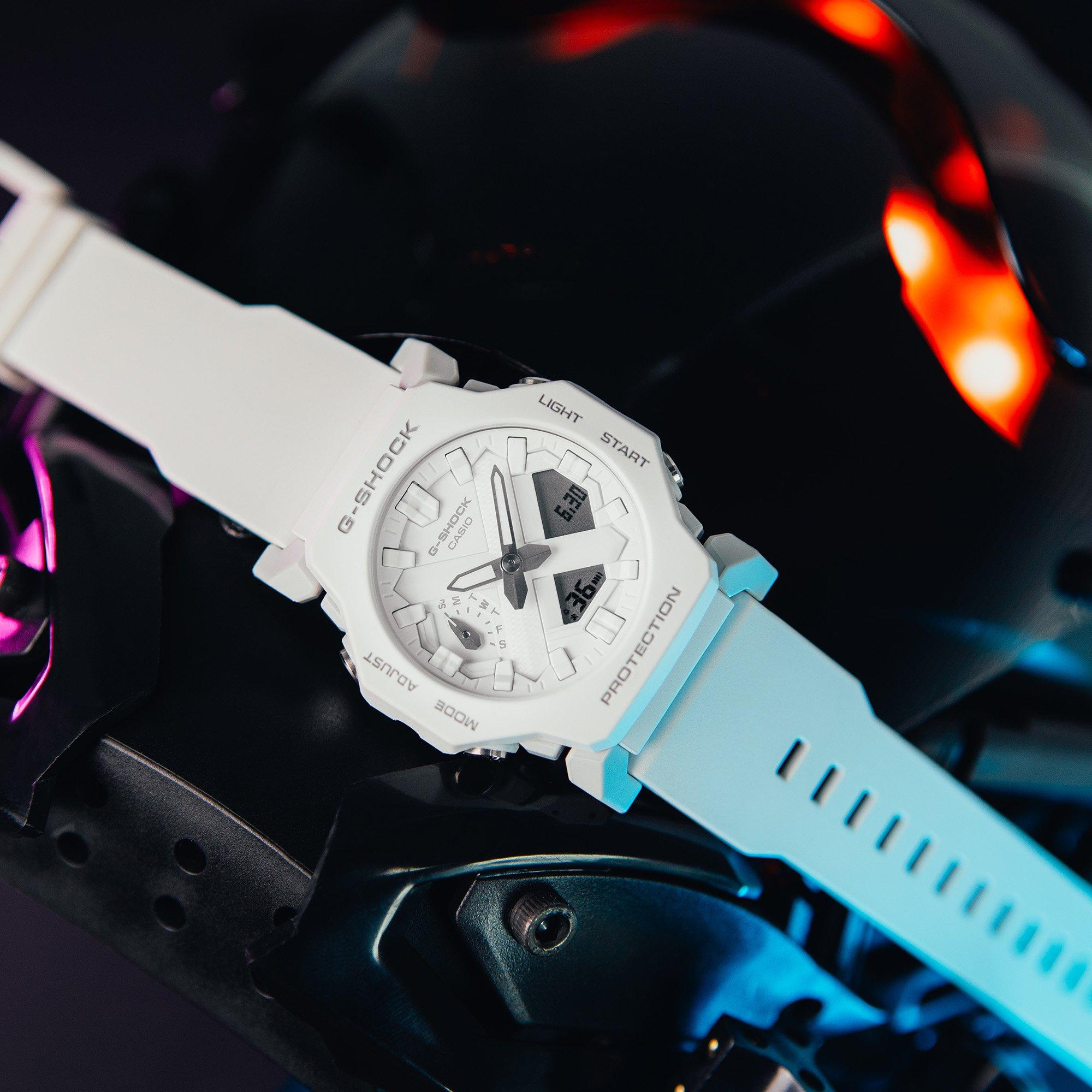 White - G Shock - Unisex Adults Digital Watch - 4