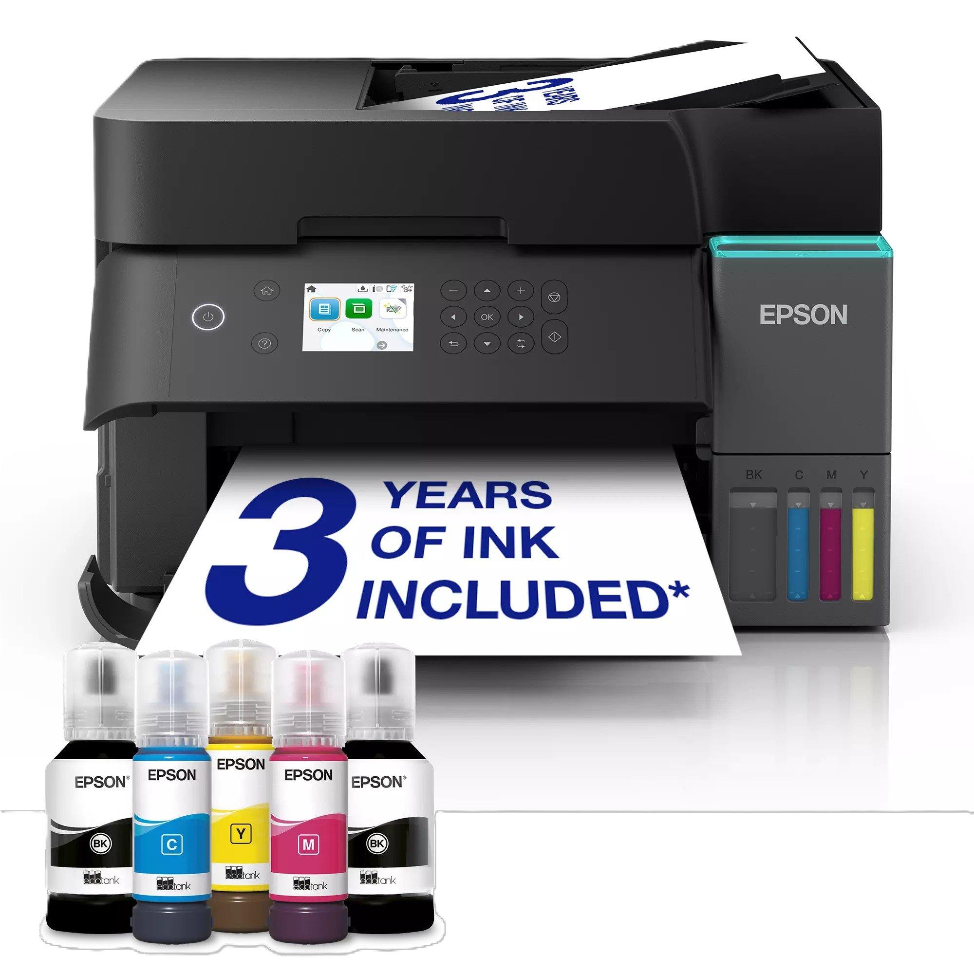Schwarz - Epson - EcoTank ET-3950 A4 Multifunction Wi-Fi Ink Tank Printer With Up To 3 Years Of Ink Included - 1