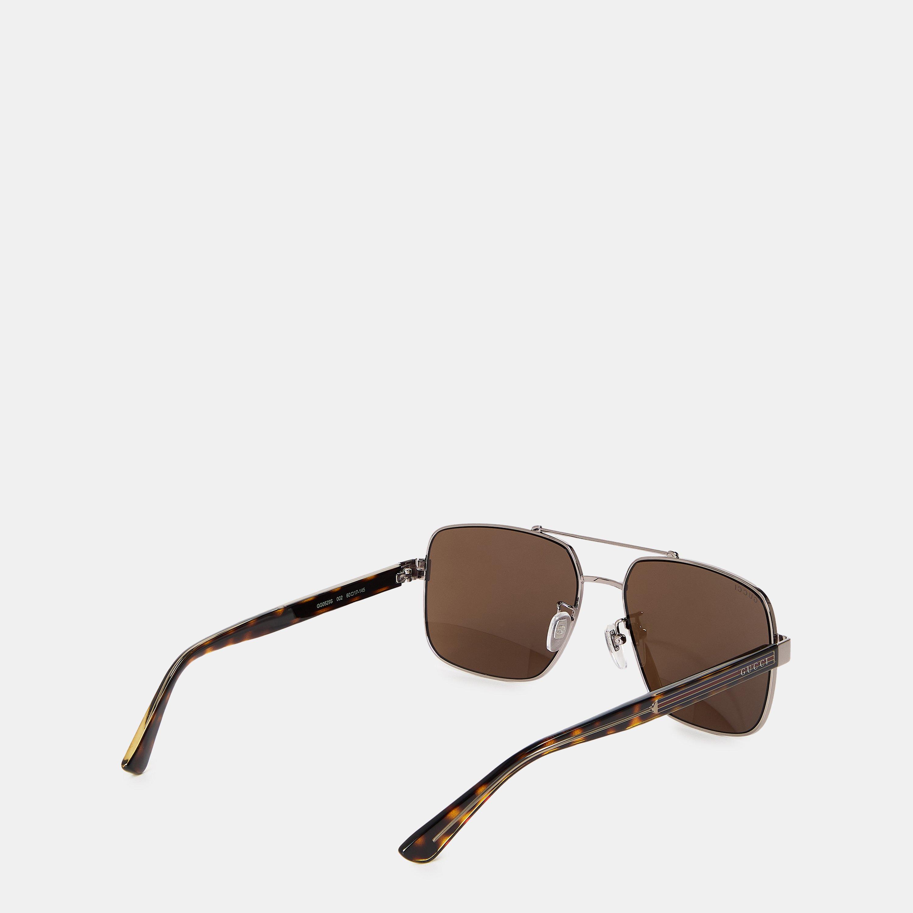 Ruthenium - Gucci - Aviator Sunglasses - 2