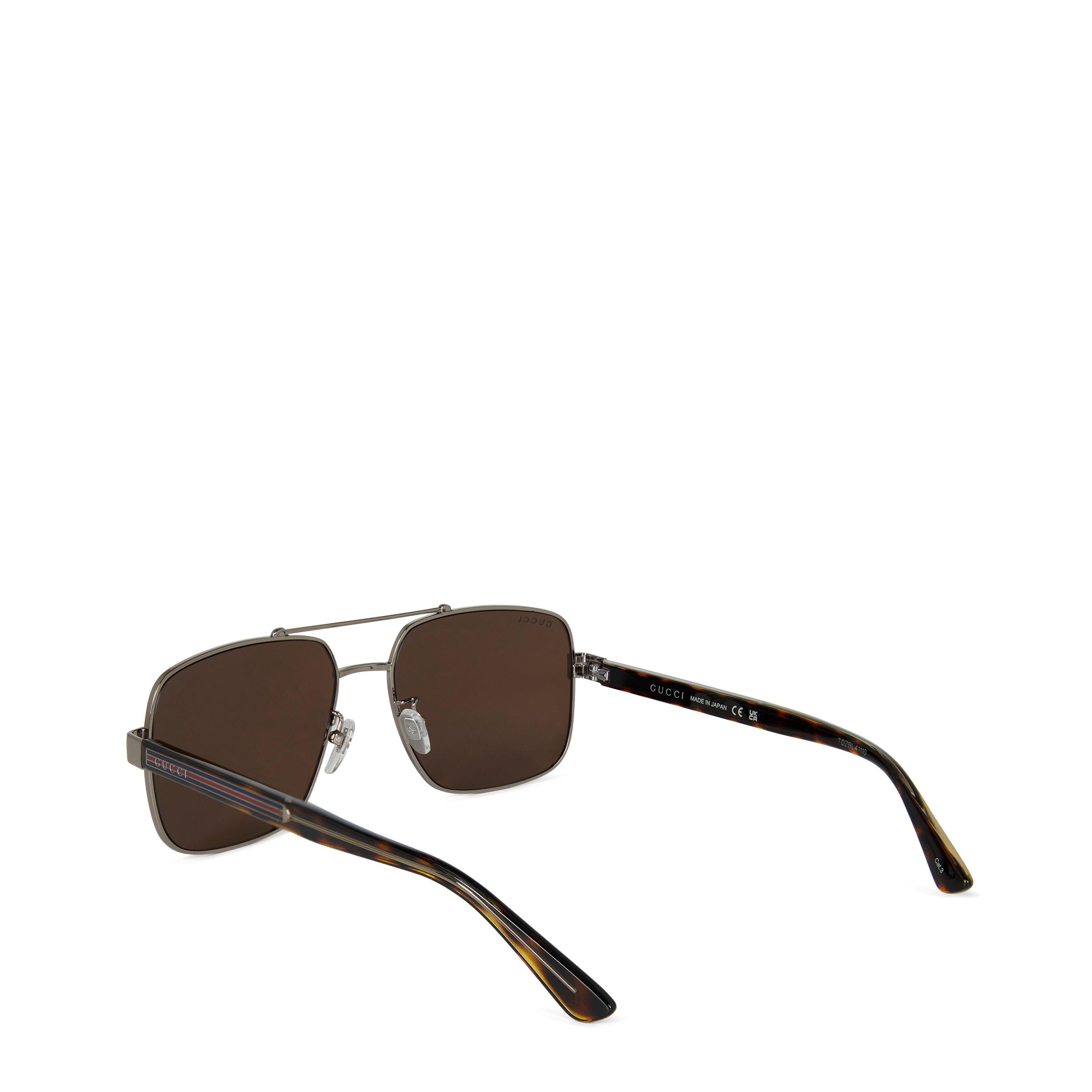 Ruthenium - Gucci - Aviator Sunglasses - 8