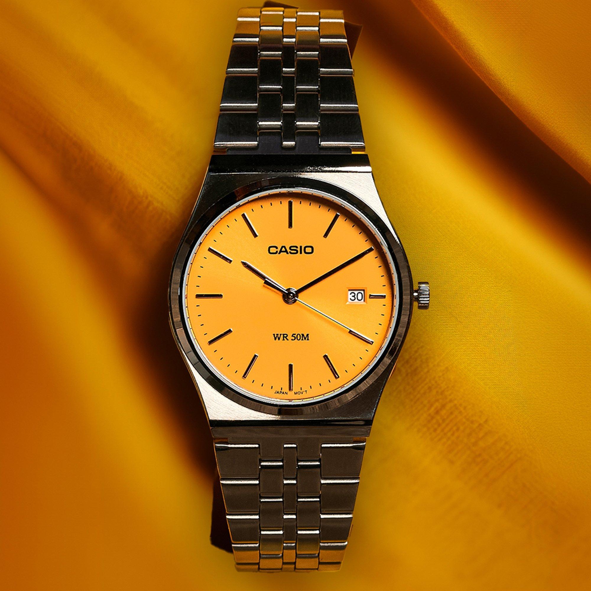 Yellow/Silver - Casio - Adults Digital Watch - 4