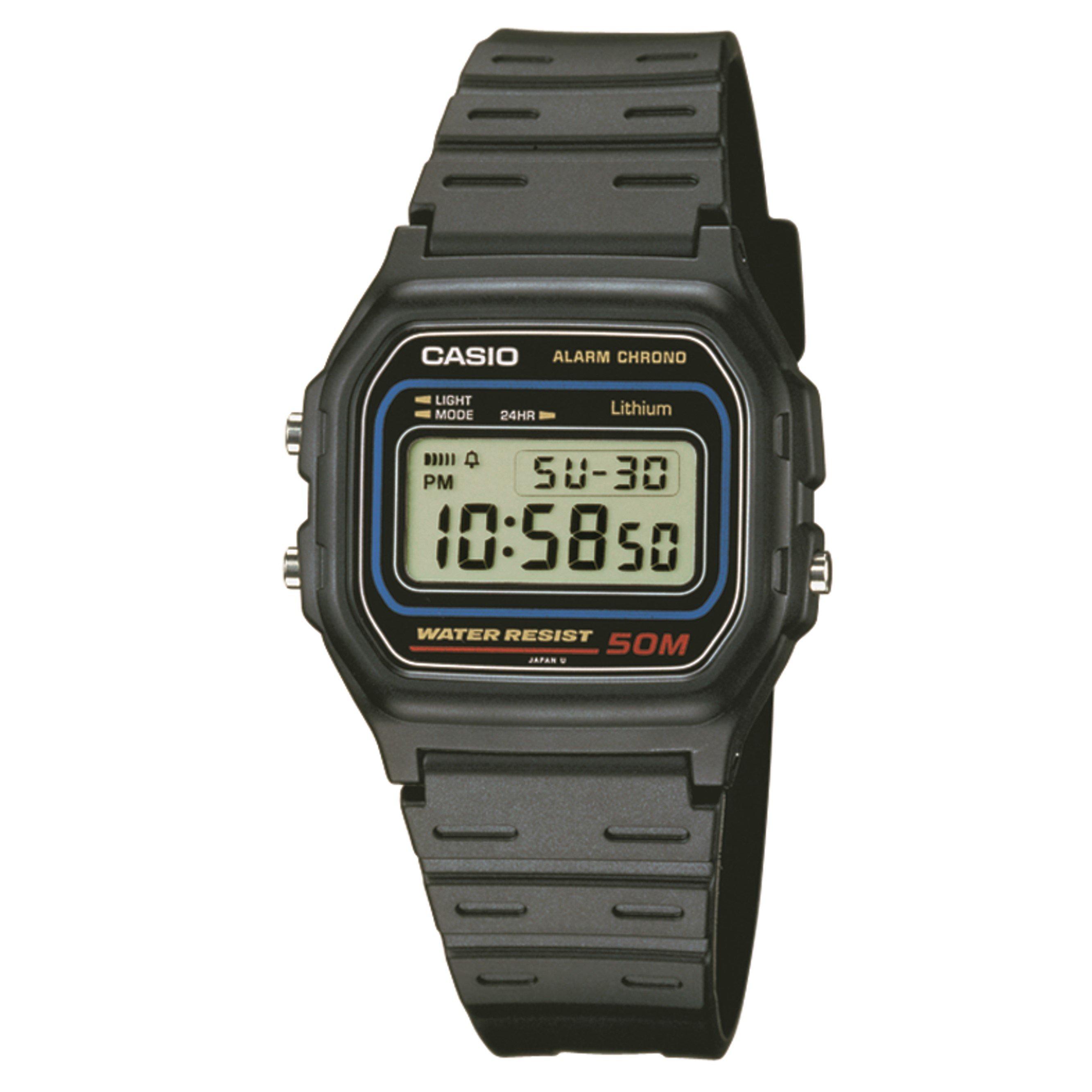 Black - Casio - Adults Digital Watch