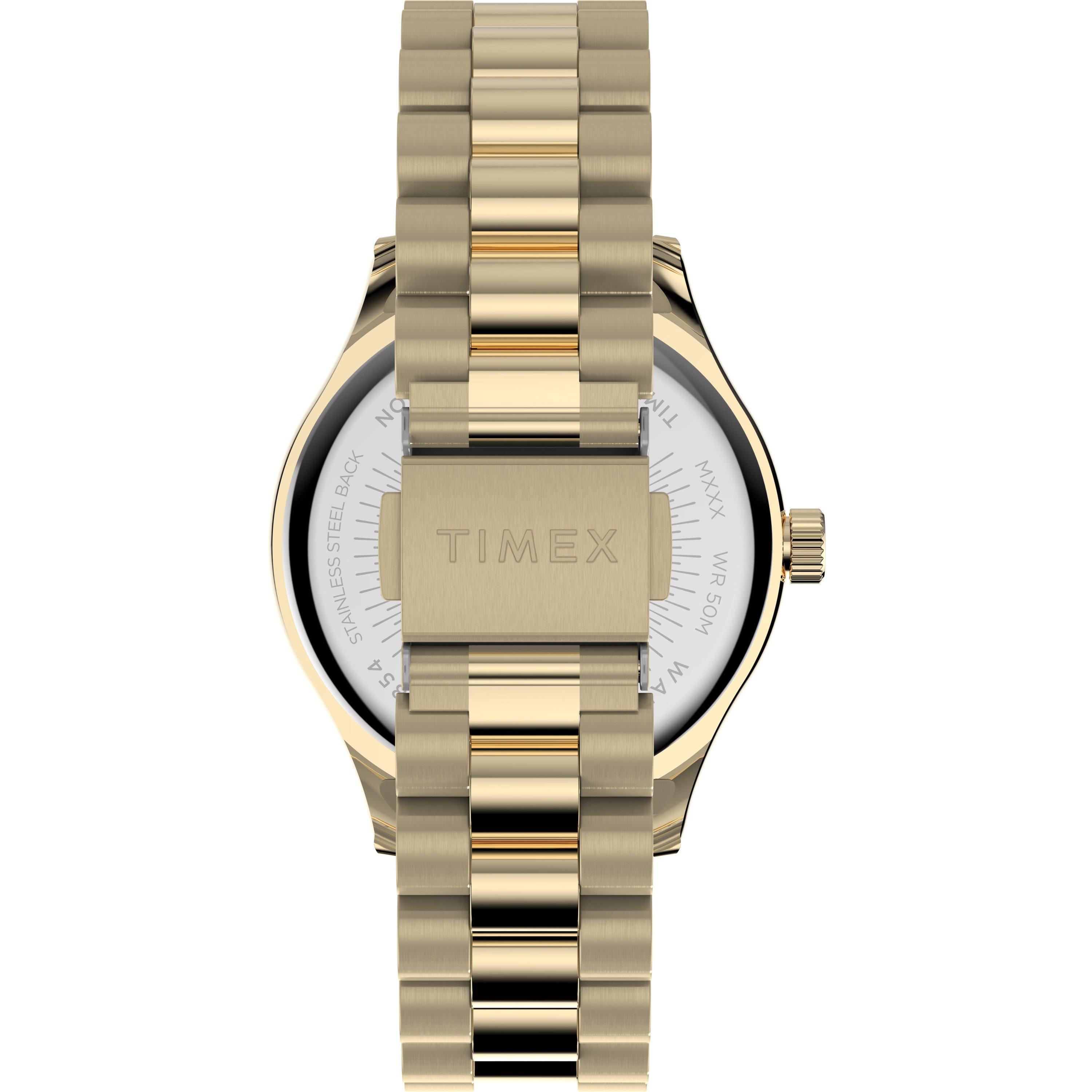 Bianco/Oro tono - Timex - Legacy Quartz Watch - 3