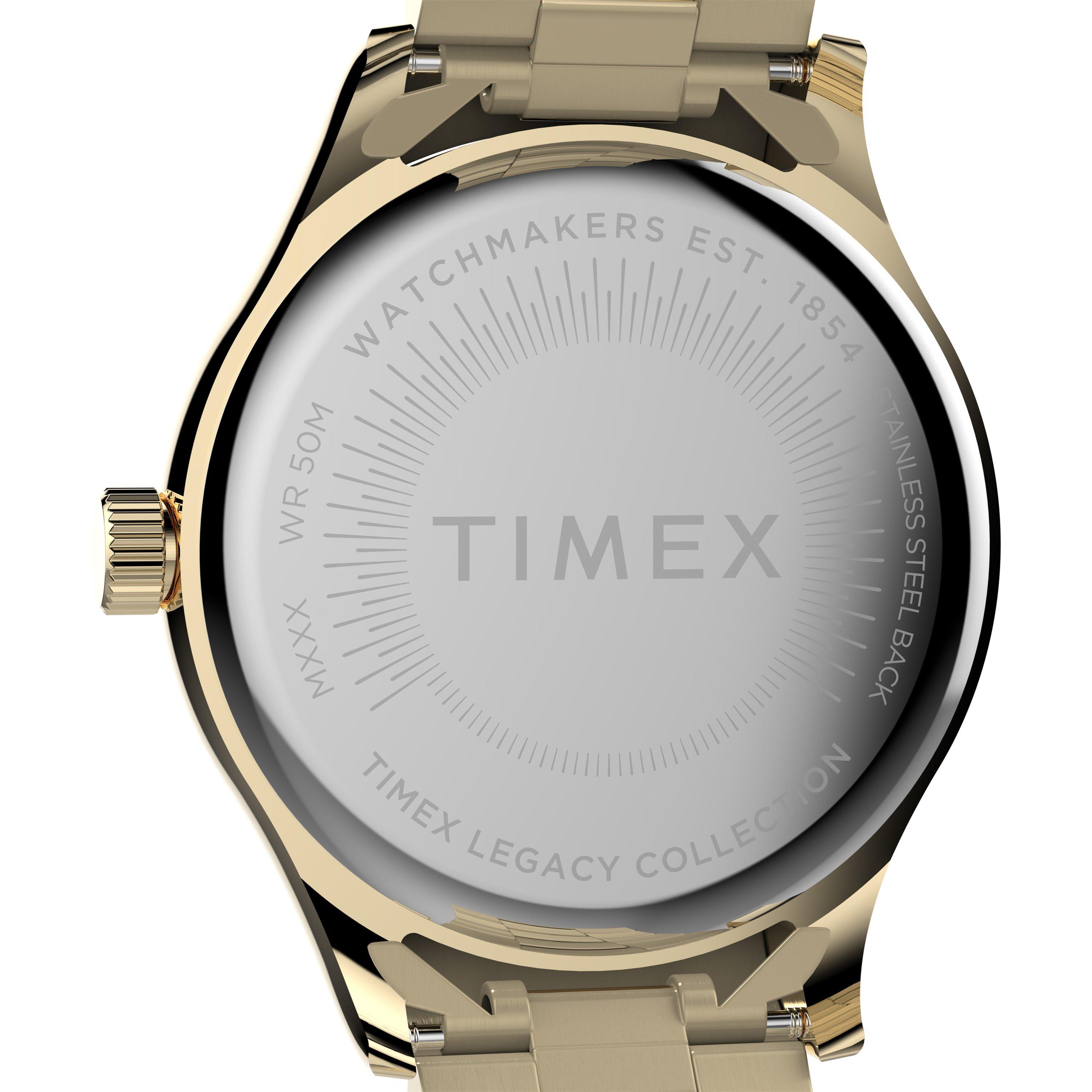 Bianco/Oro tono - Timex - Legacy Quartz Watch - 4