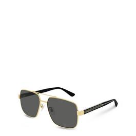 Gucci Aviator Web Sunglasses