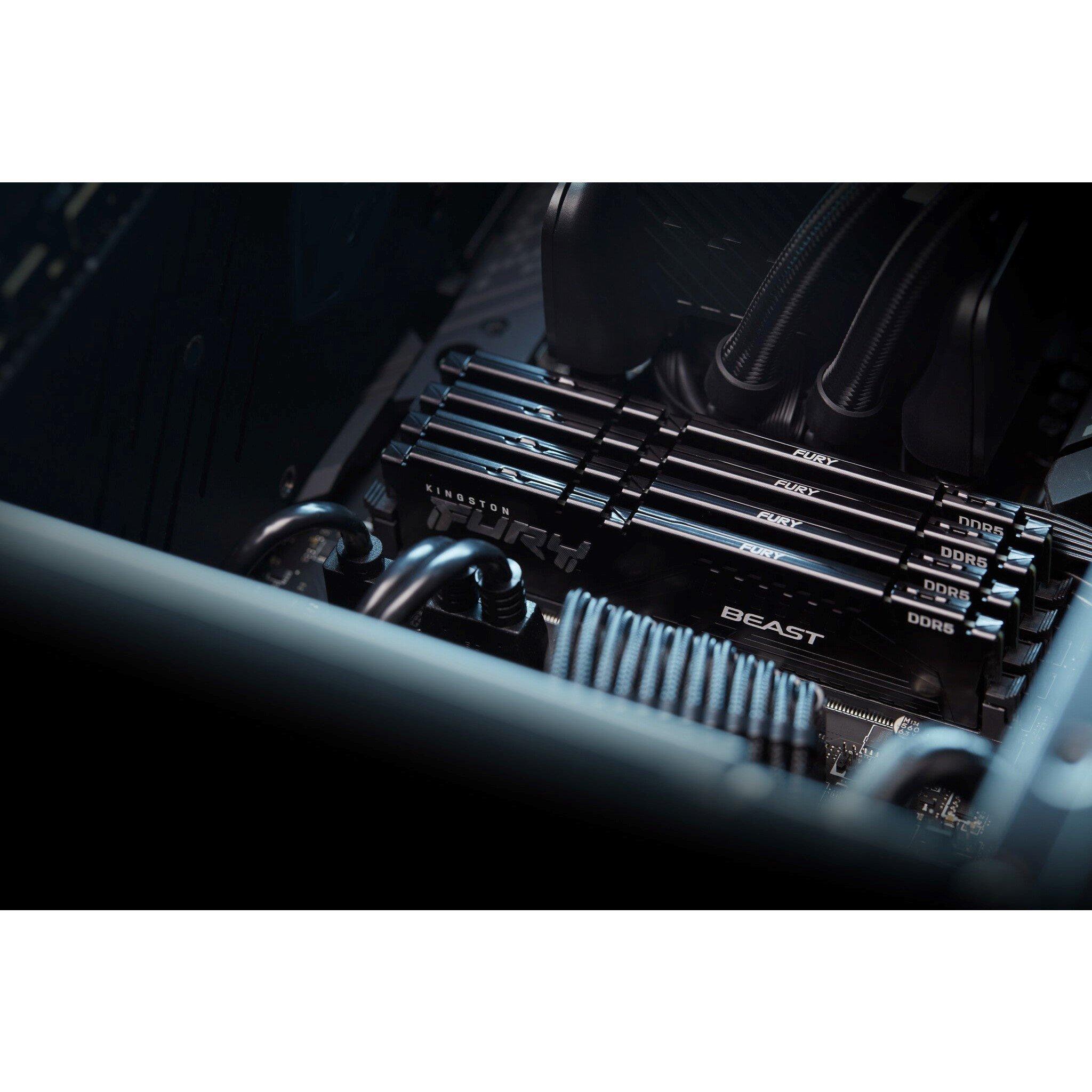 Kingston FURY Beast 32GB DDR5 5600MHz PC RAM for Gaming - Black