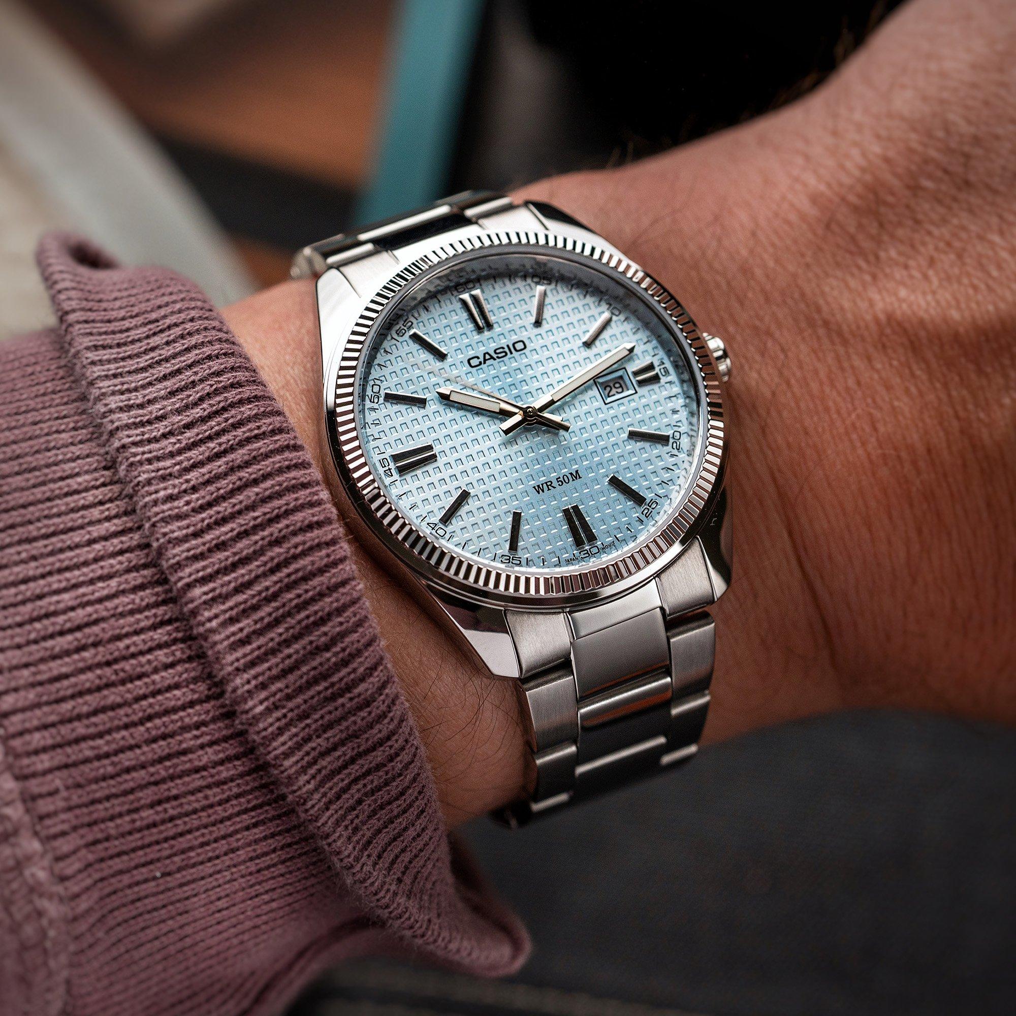 Blue/Silver - Casio - MTP-1302PE-2AVEF Watch - 3