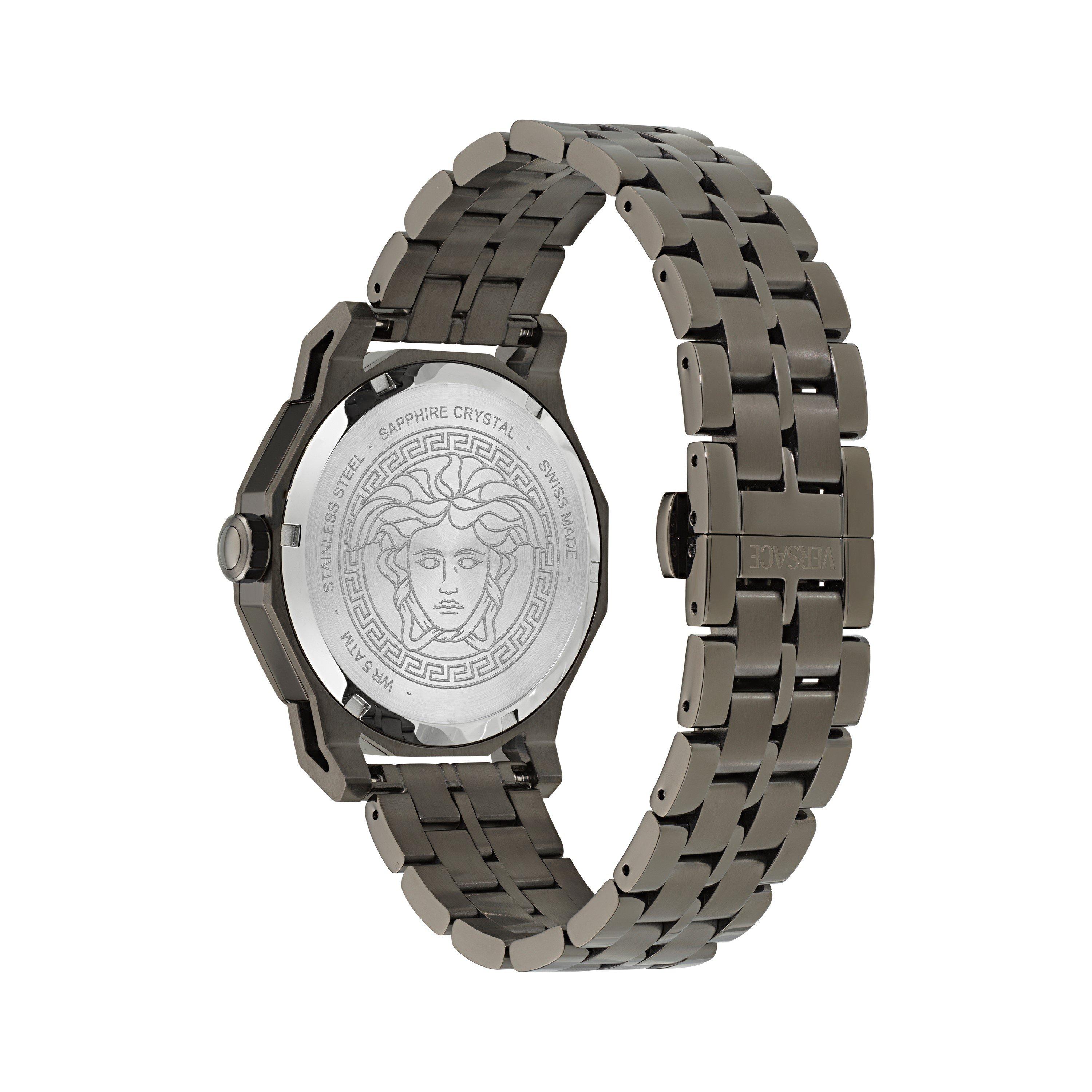 Black - Versace - Medusa Watch - 4
