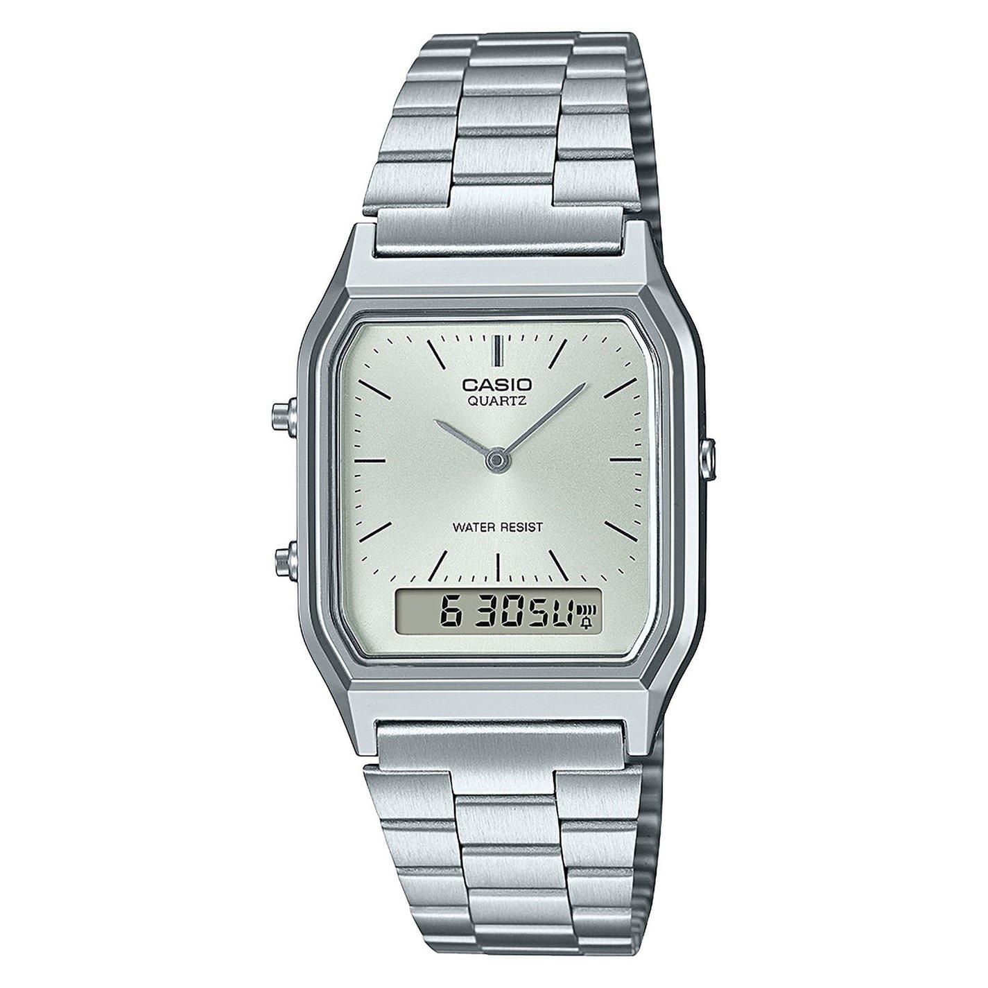 Silver - Casio - Unisex Adults Digital Watch - 1