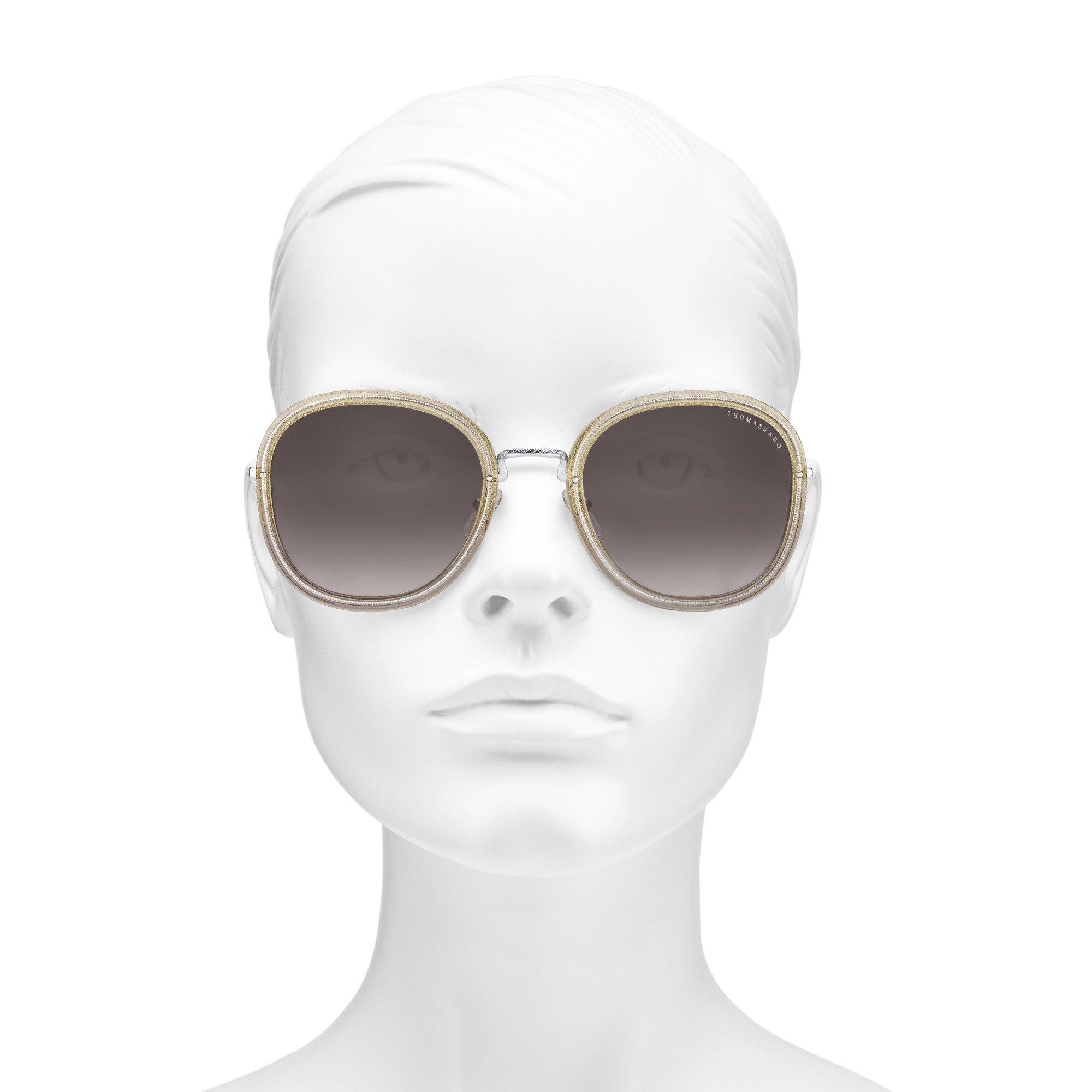 Grau - Thomas Sabo - Women's Mia Round Sunglasses - 2
