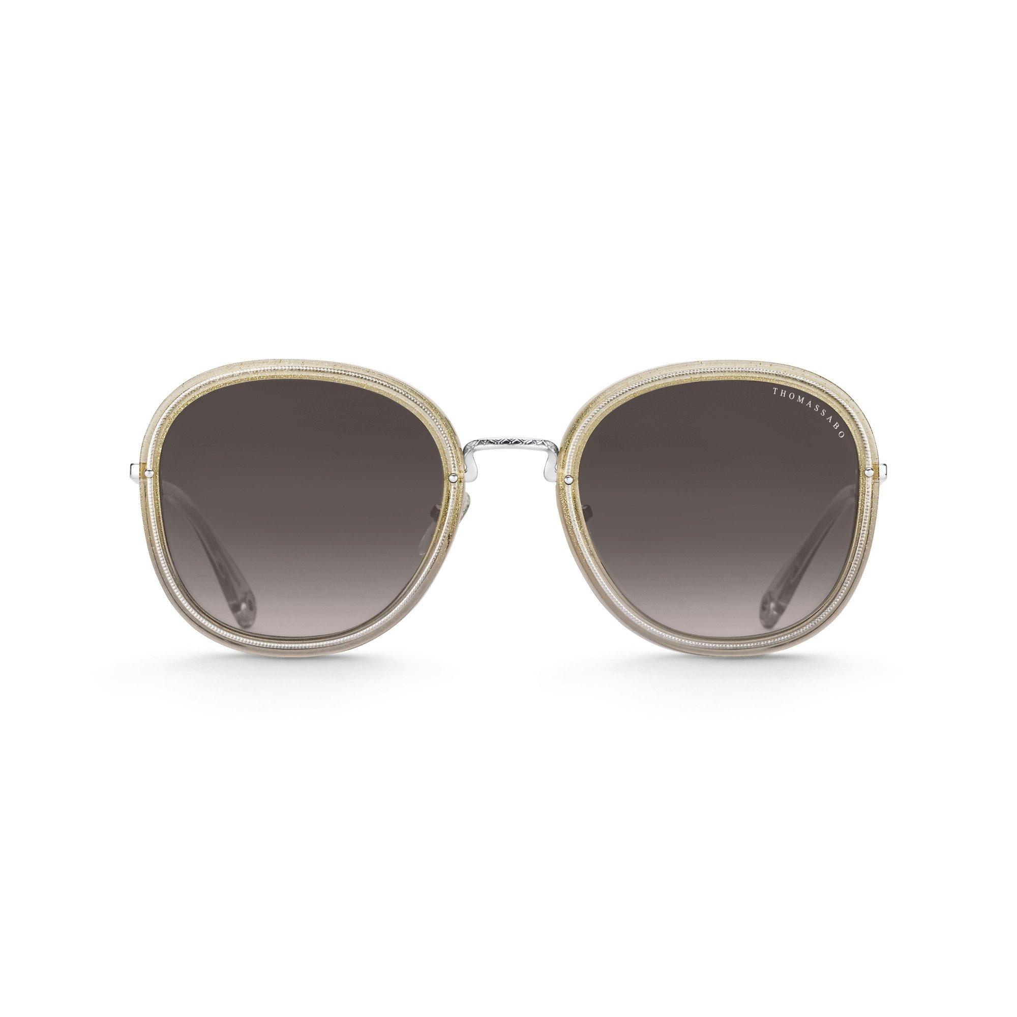 Grau - Thomas Sabo - Women's Mia Round Sunglasses - 7