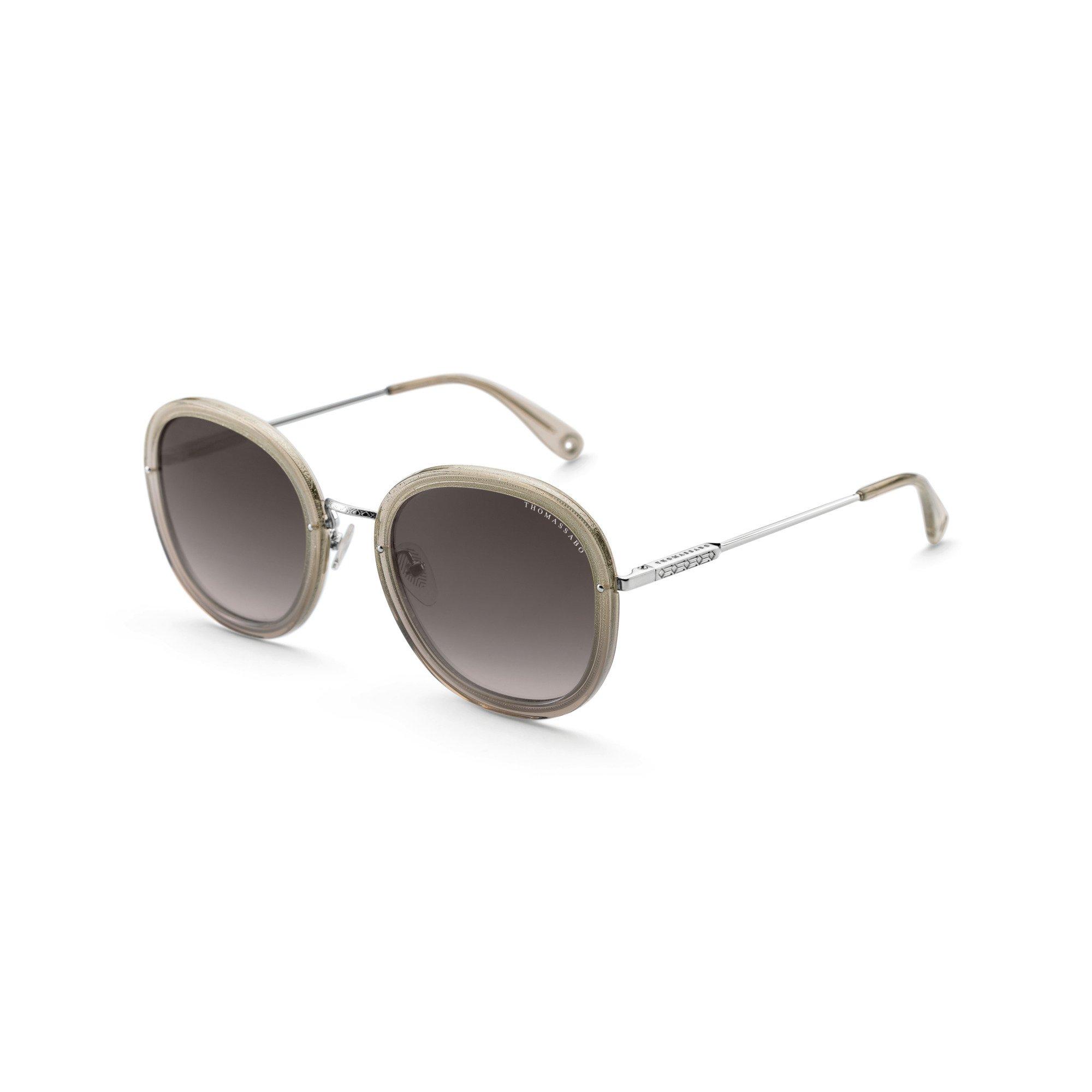 Grau - Thomas Sabo - Women's Mia Round Sunglasses - 4