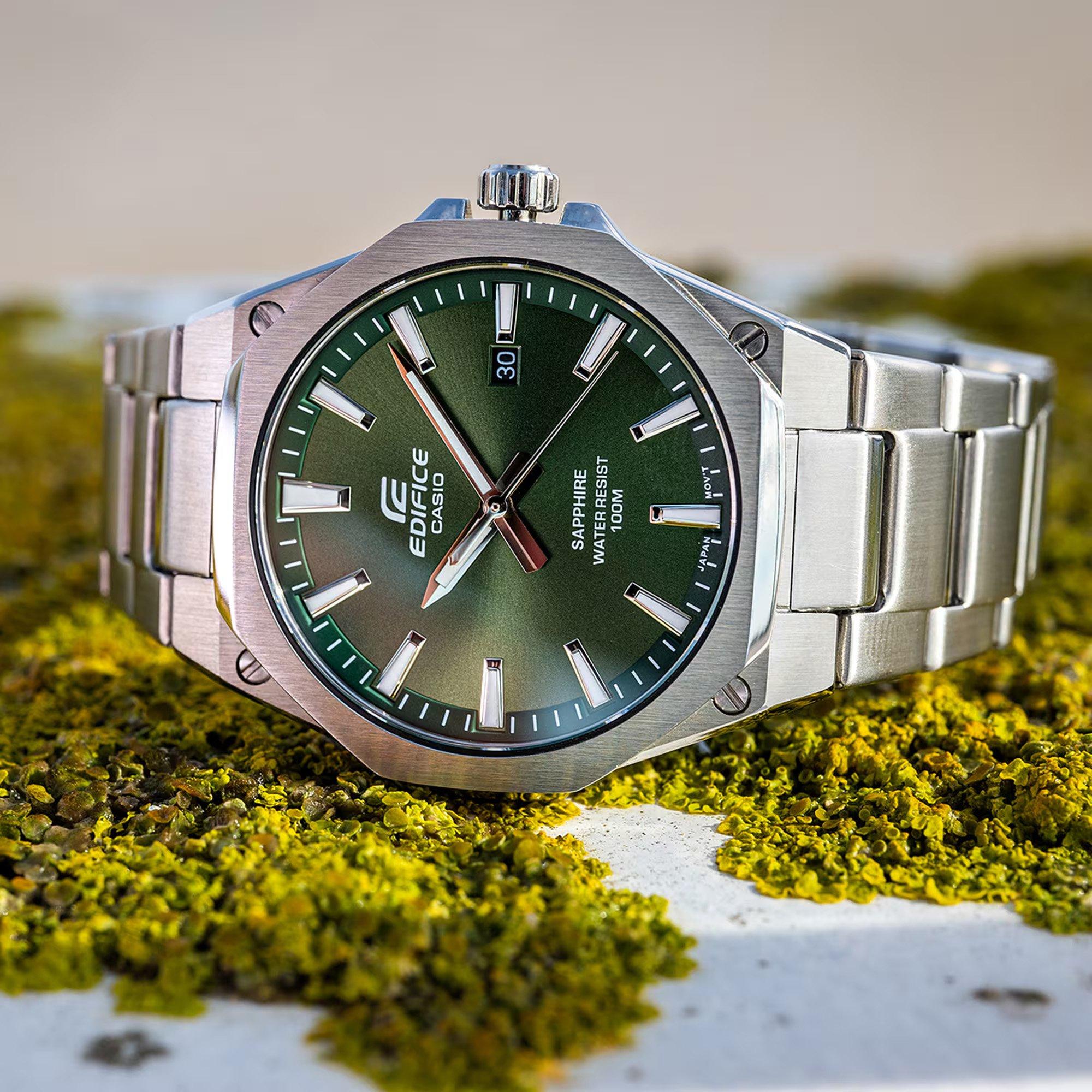 Green/Silver - Casio - Men's Digital Watch - 4