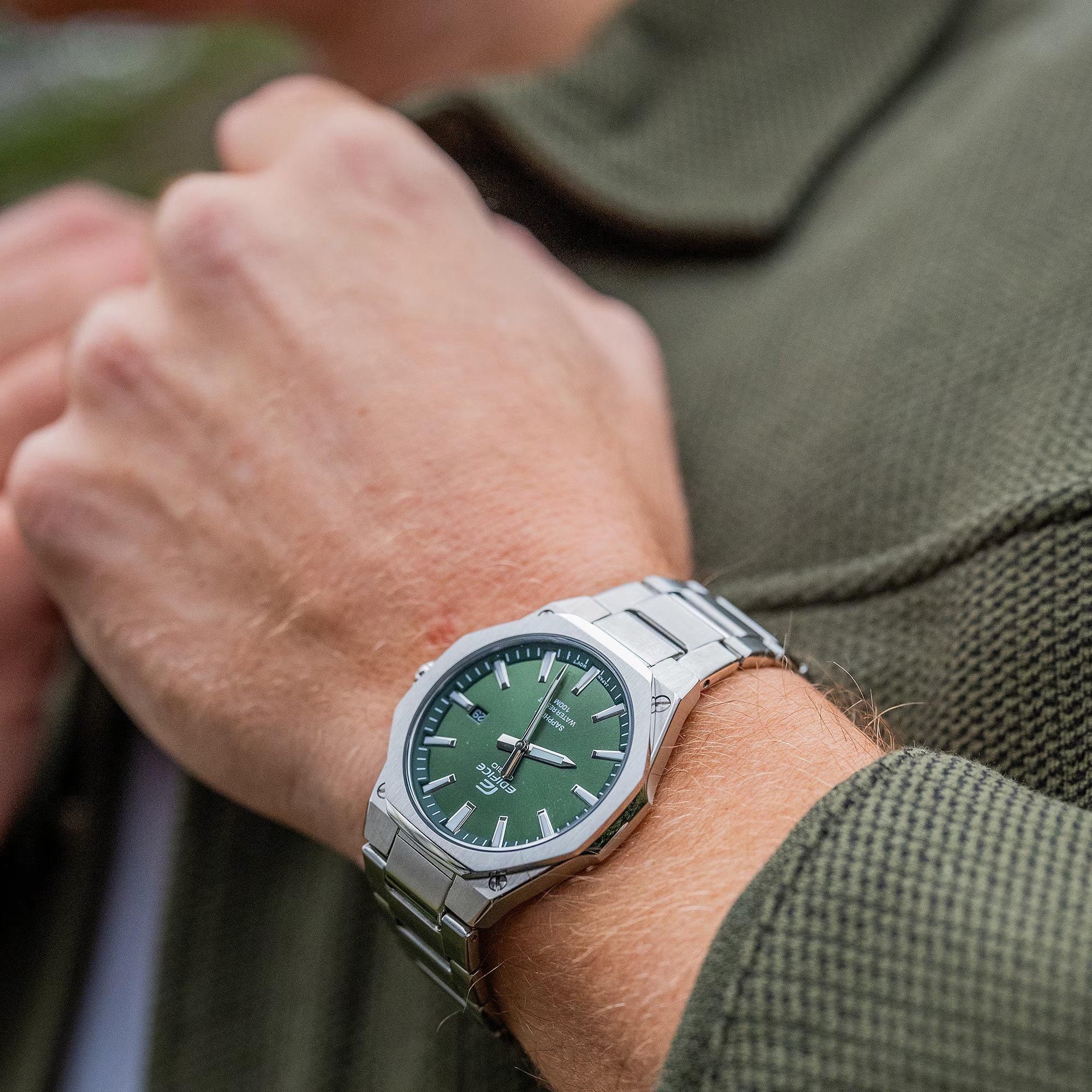 Green/Silver - Casio - Men's Digital Watch - 7