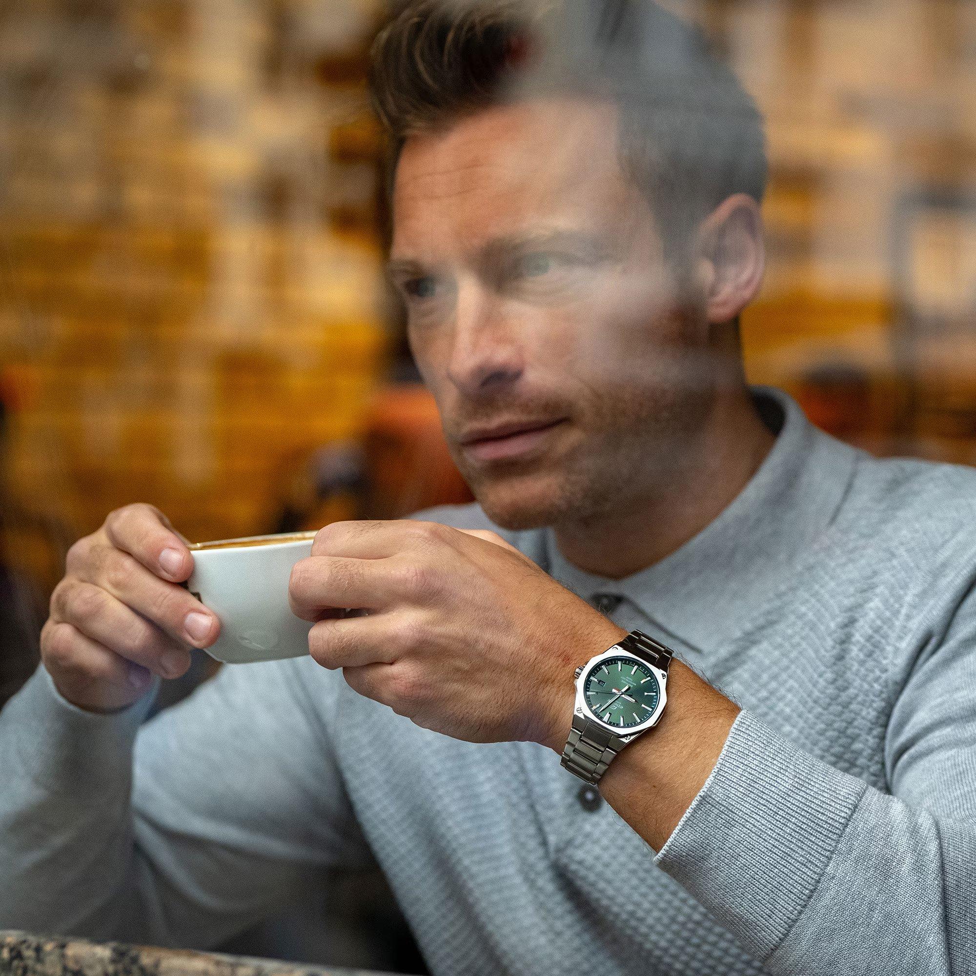 Green/Silver - Casio - Men's Digital Watch - 8