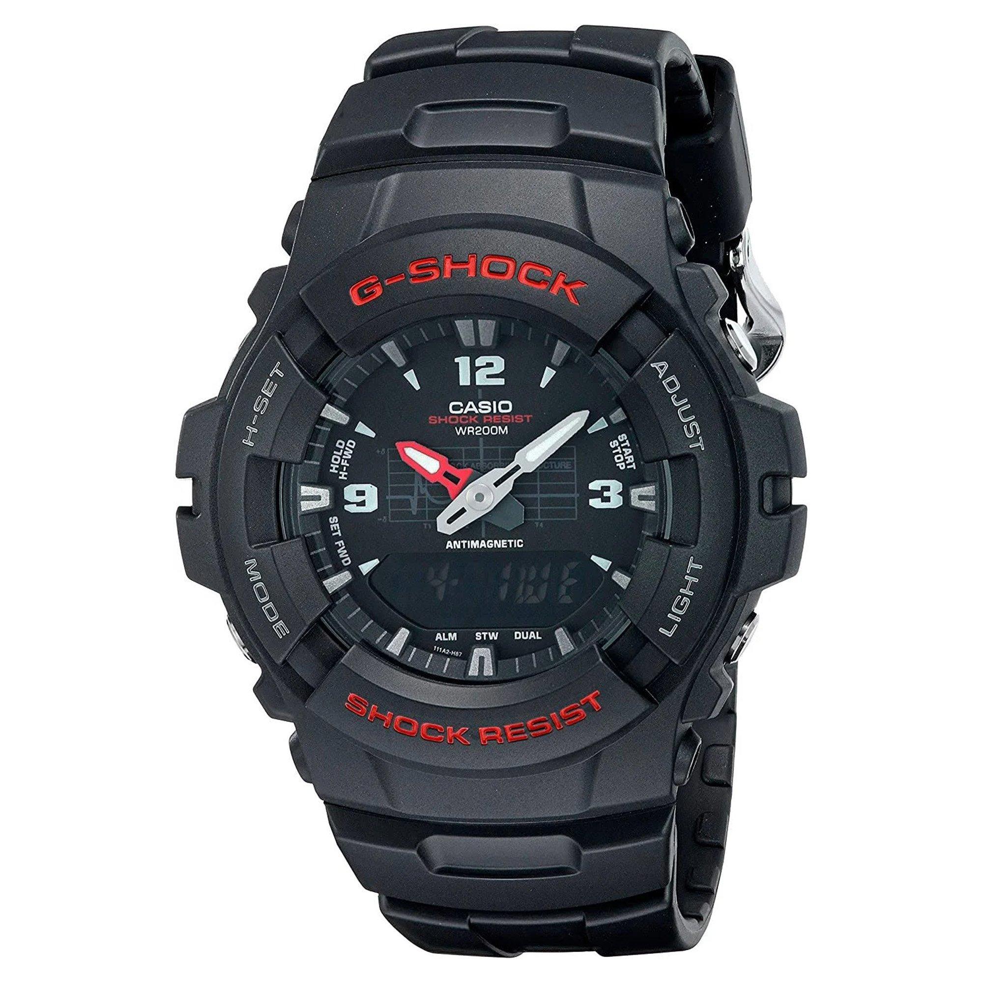 G Shock Men's Digital Watch - Black - 49.6 × 47.8 × 15.7 mm