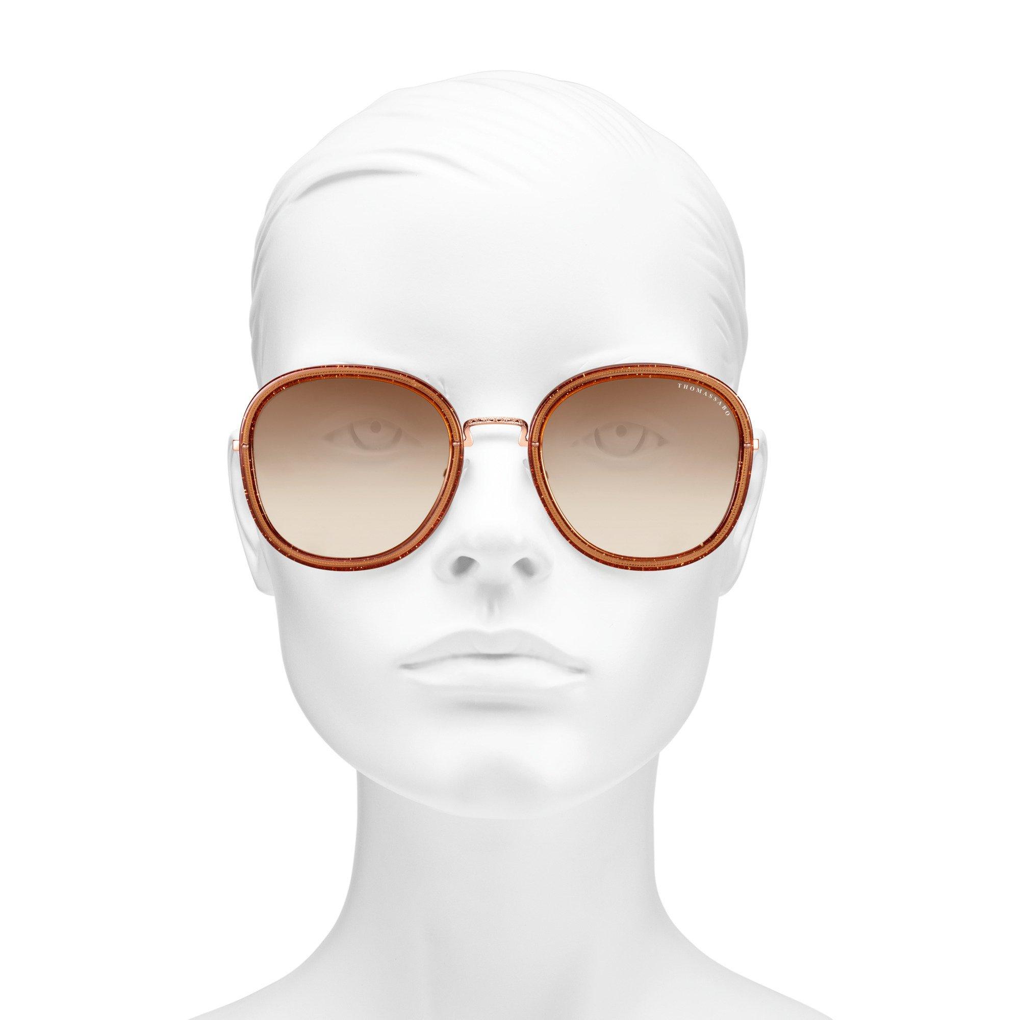 Brun - Thomas Sabo - Women's Mia Round Sunglasses - 5