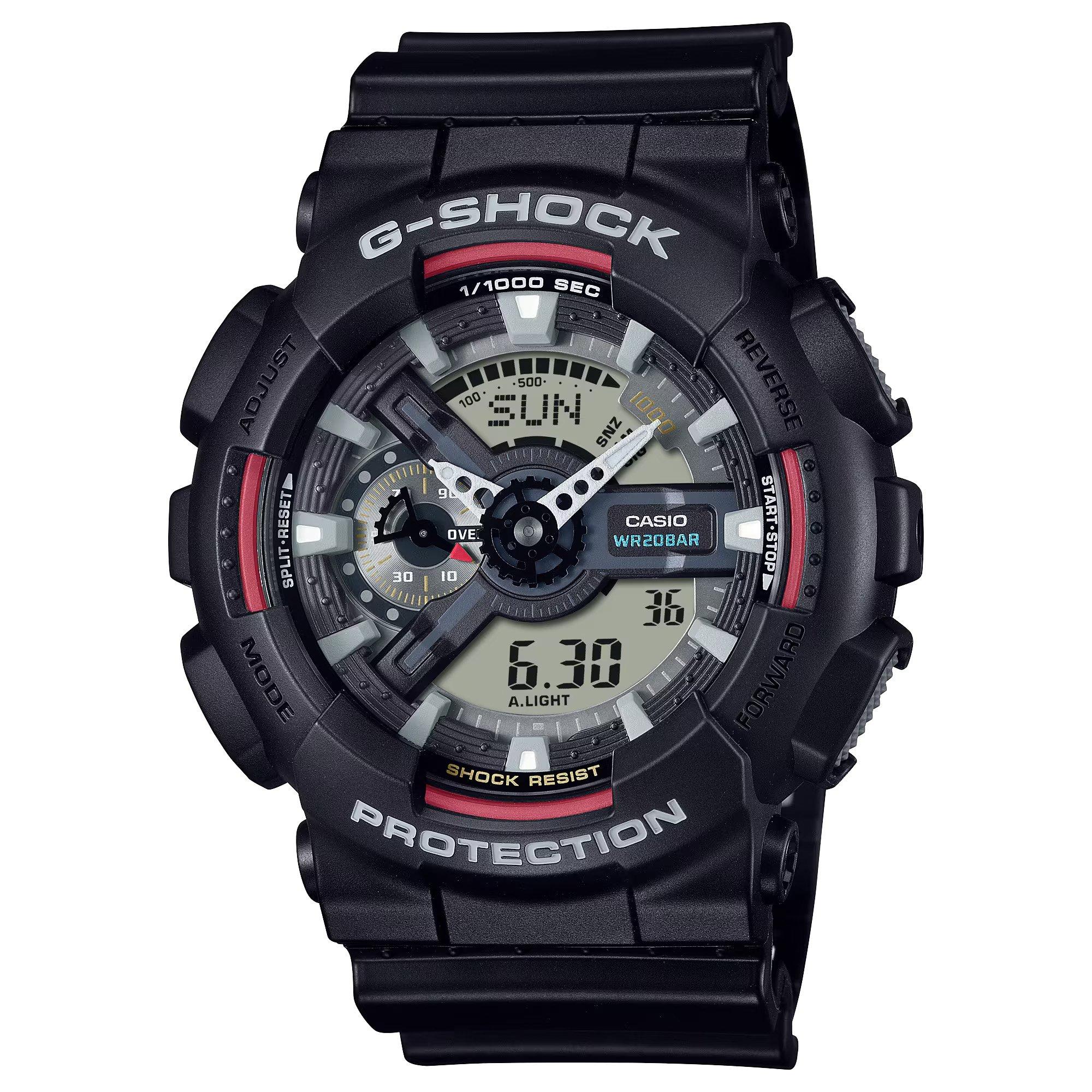 G Shock Men's Digital Watch - Black - Size 55 × 51.2 × 16.9 mm