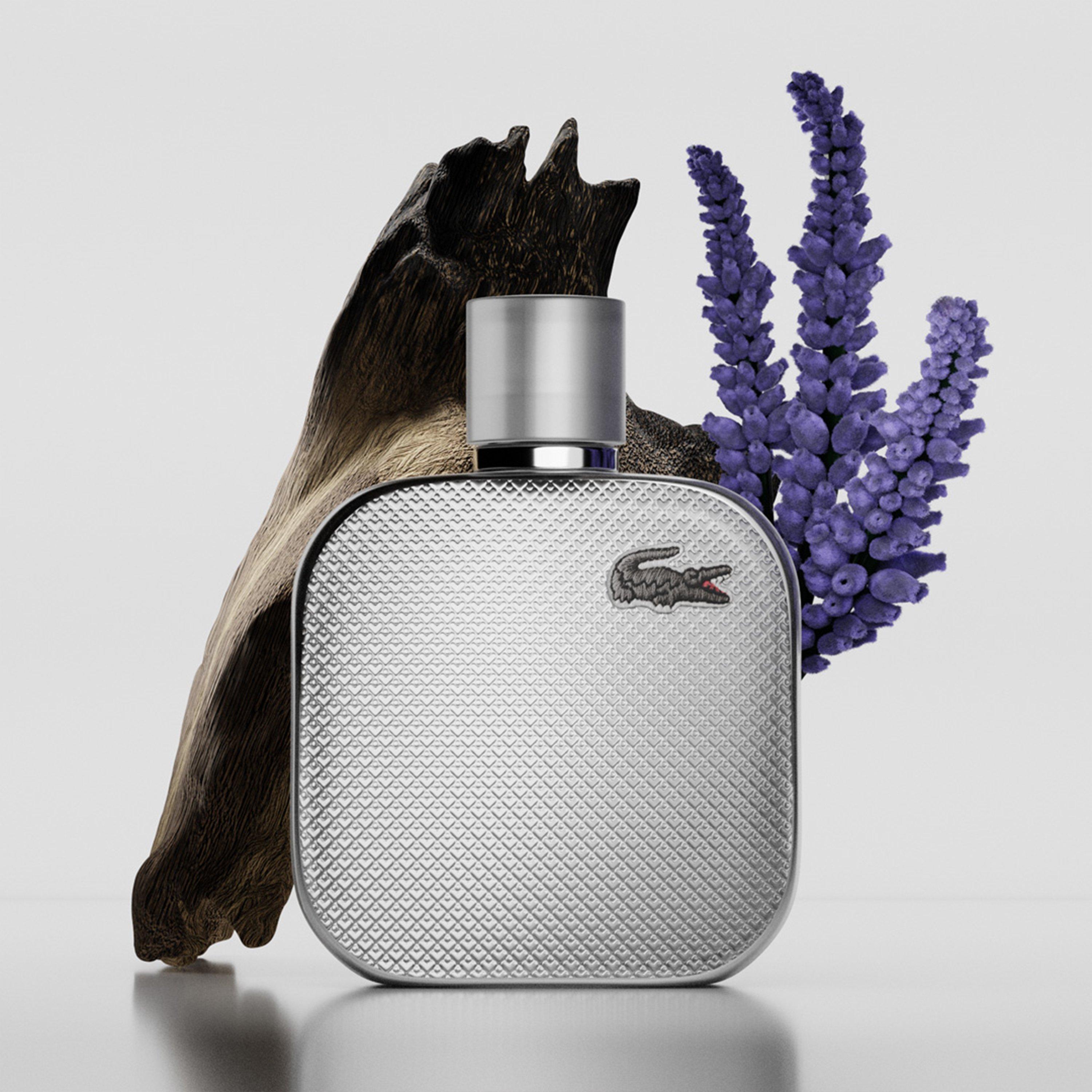 White - Lacoste - L.12.12 Silver Grey Gift Set: Eau de Parfum 50ml + Travel Spray 7.5ml - 2