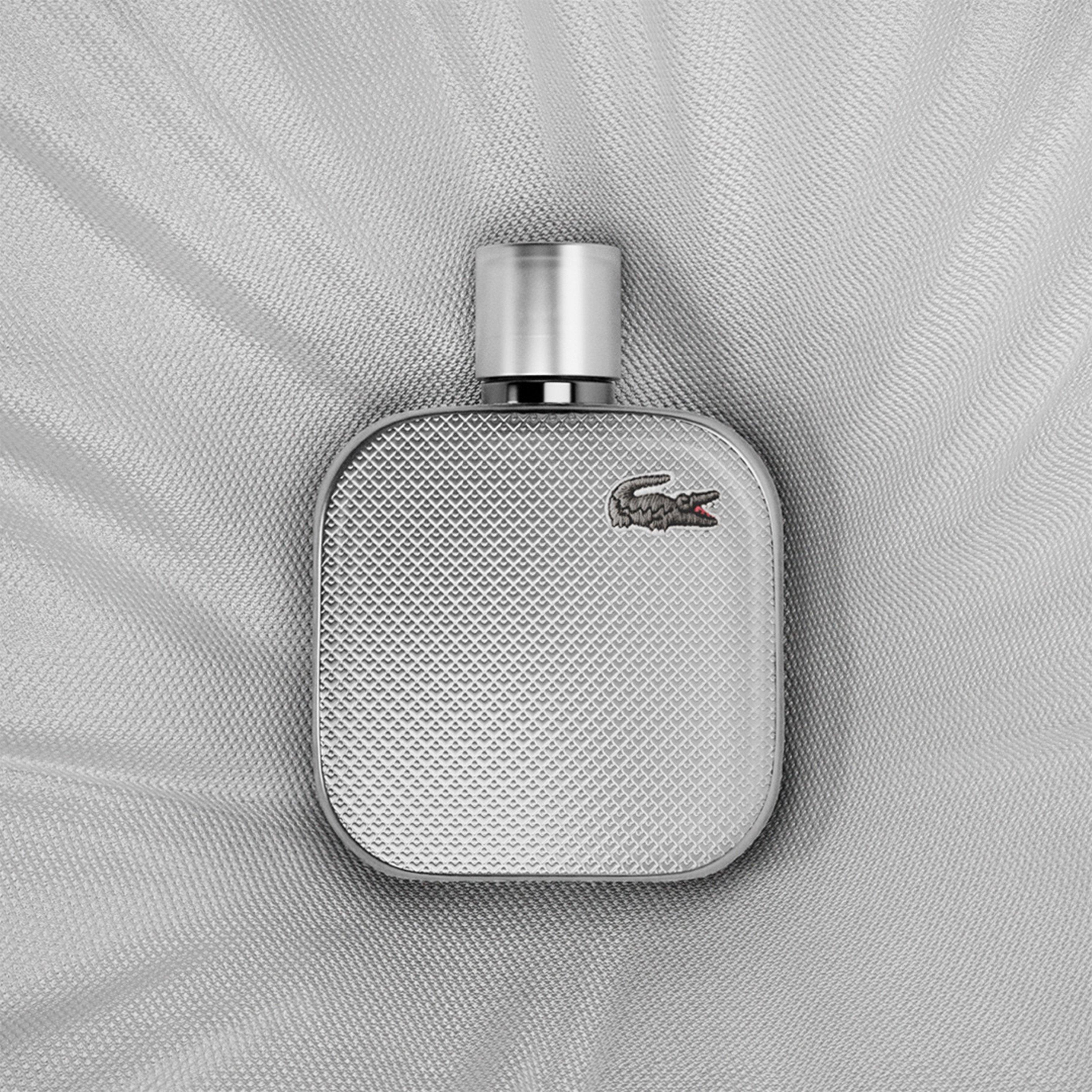 White - Lacoste - L.12.12 Silver Grey Gift Set: Eau de Parfum 50ml + Travel Spray 7.5ml - 3