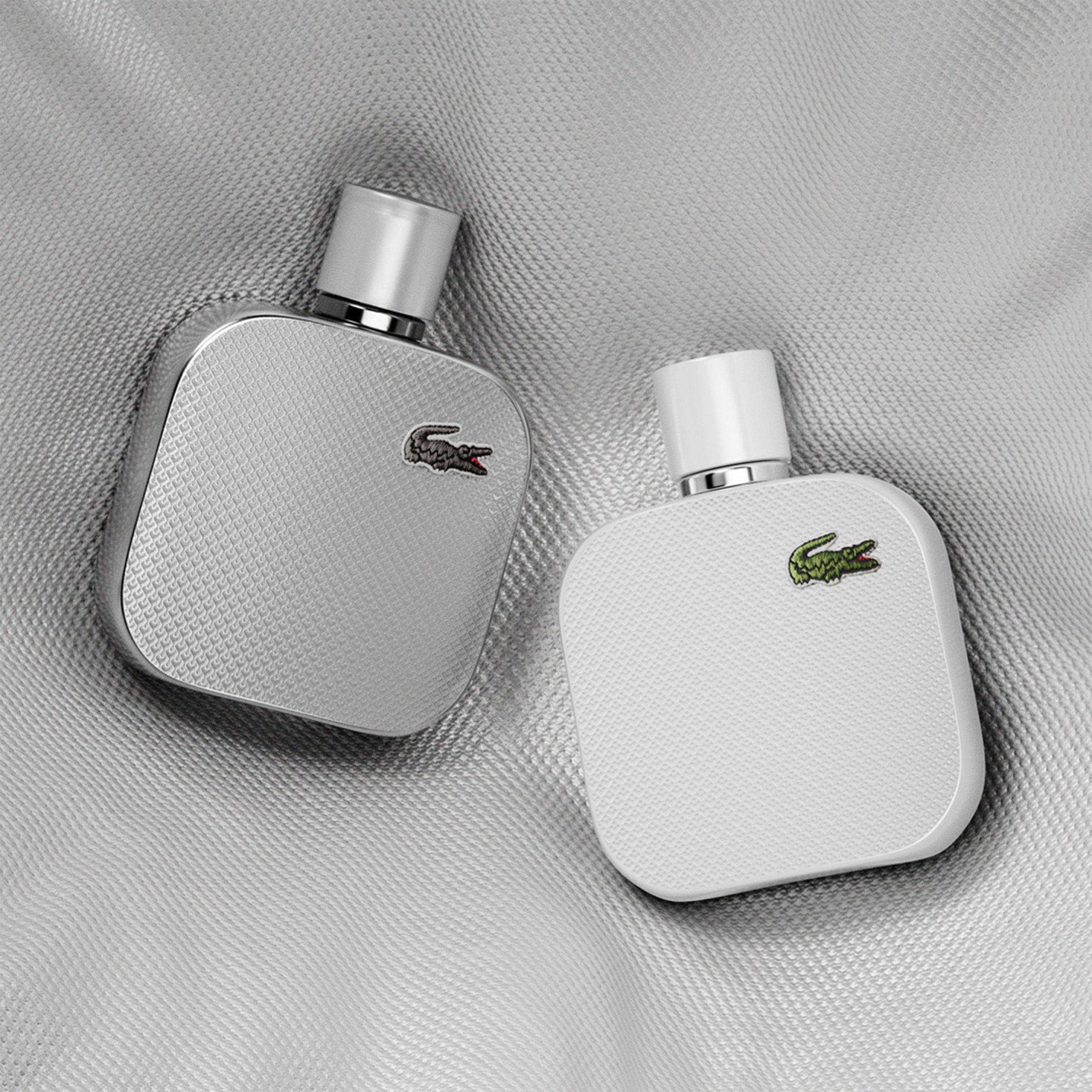 White - Lacoste - L.12.12 Silver Grey Gift Set: Eau de Parfum 50ml + Travel Spray 7.5ml - 4