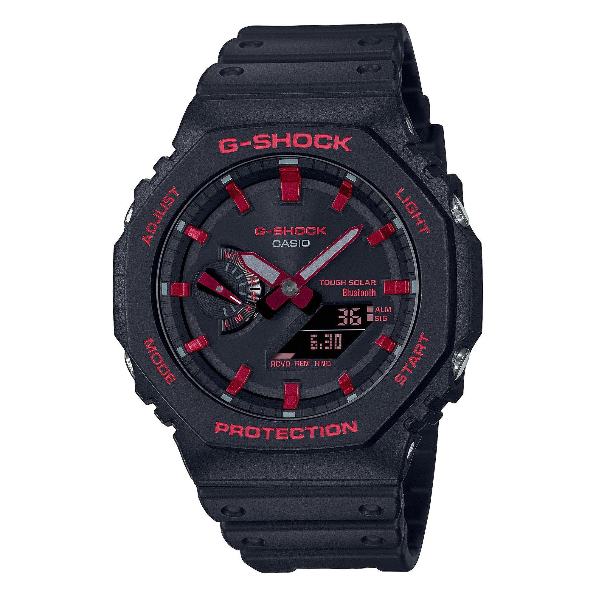 G Shock  Black/Red Quartz Digital Watch - 48.5 × 45.4 × 11.9 mm