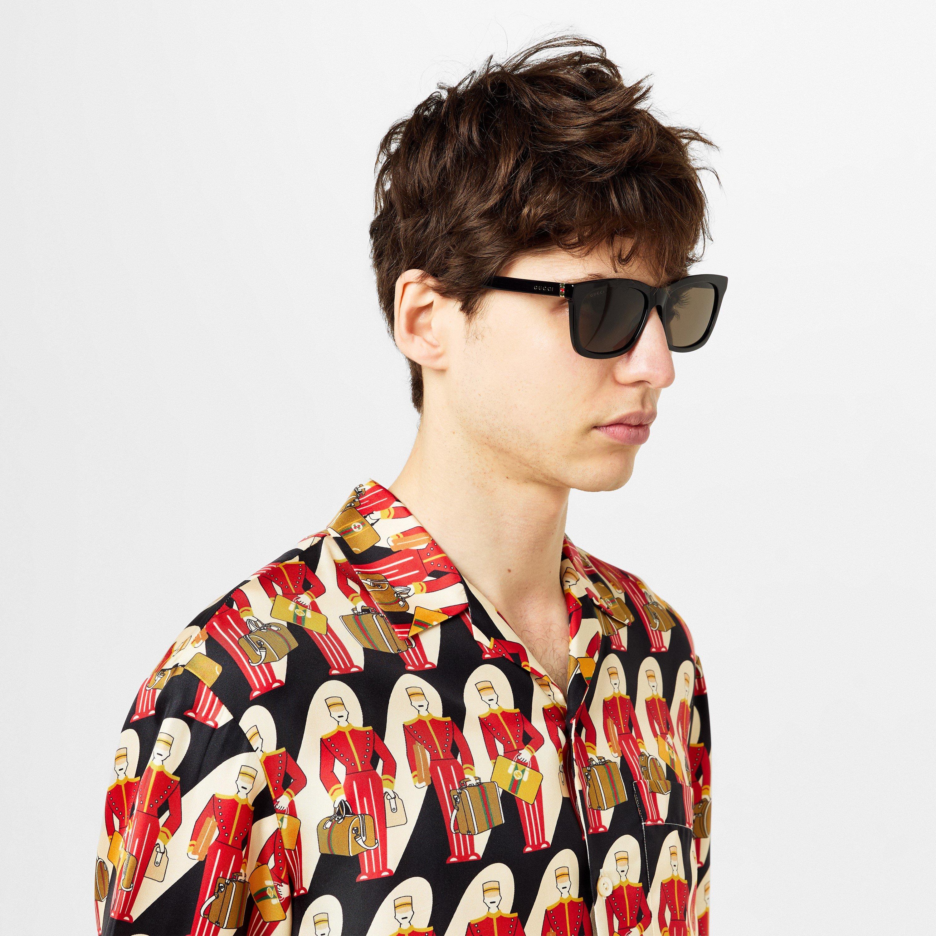 Black - Gucci - GUCCI SUNGLASSES GG0449S - 2