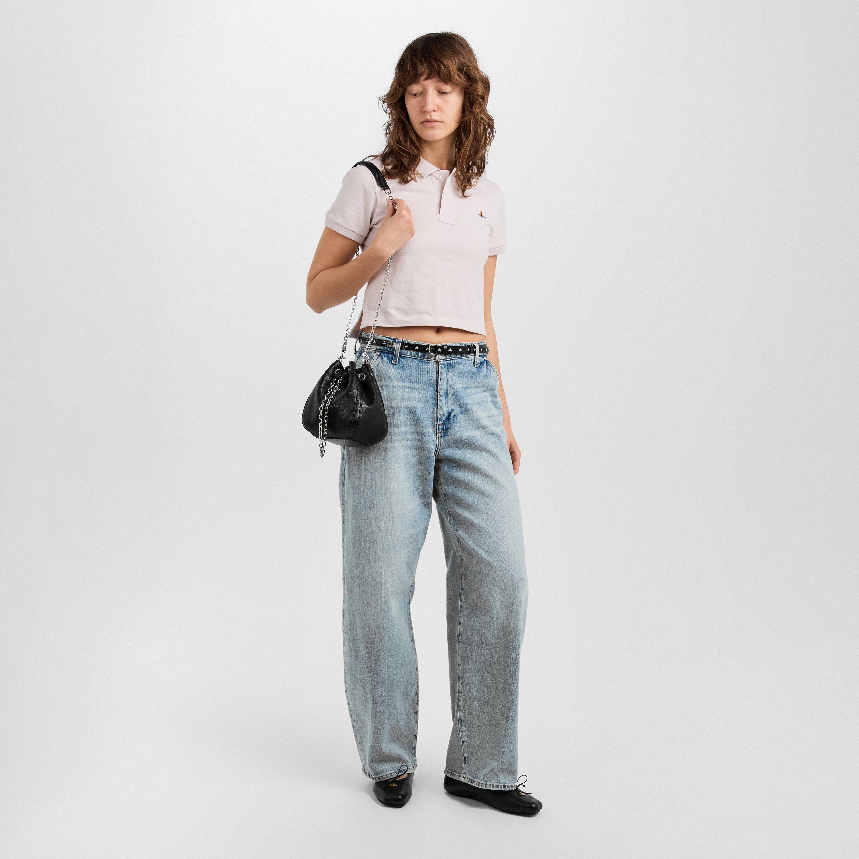 Silver - Vivienne Westwood - Women's Viv Mini Alex Orb Belt Leather Belt - 5