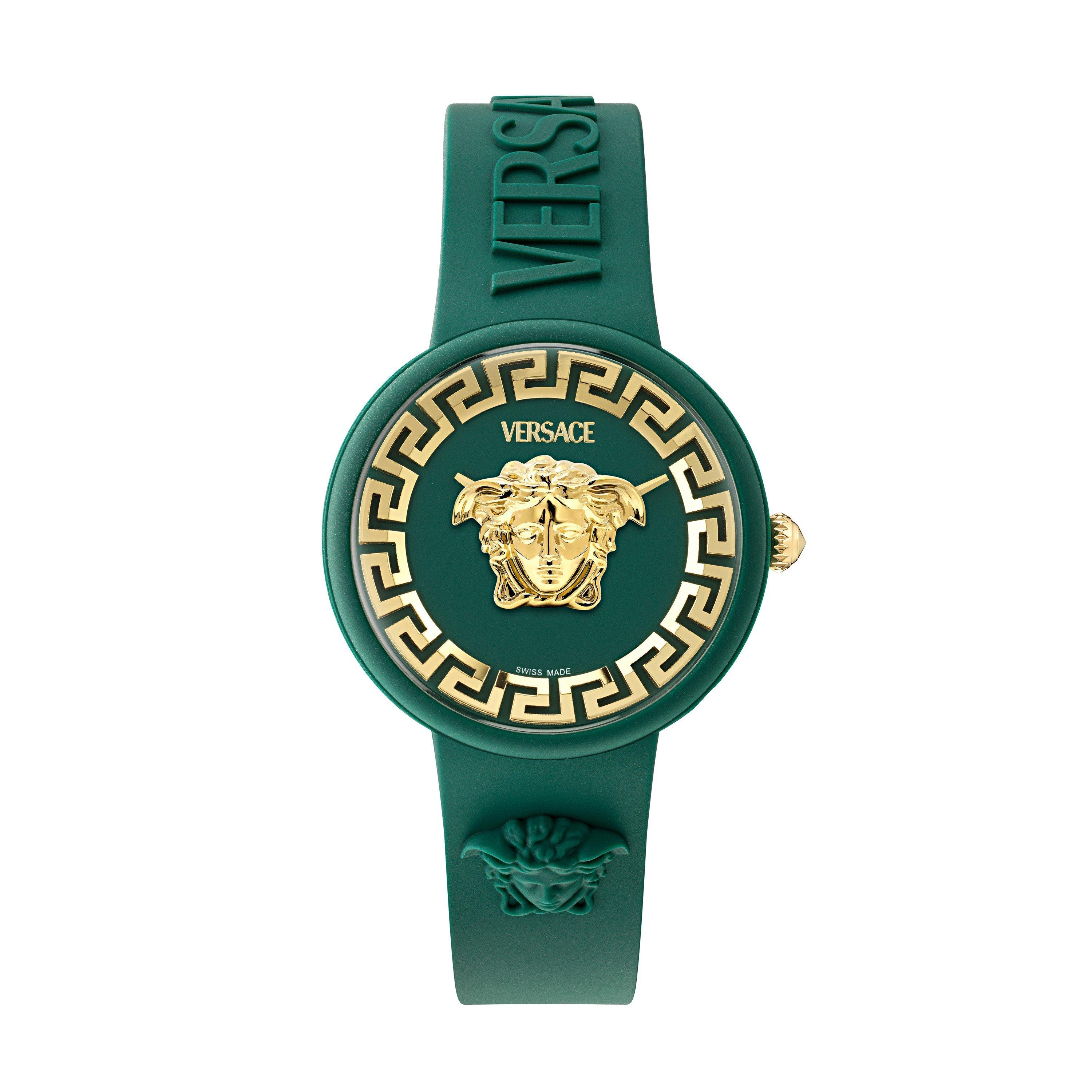 Versace Medusa Pop Quartz Analogue Watch - Green - Size 39 mm