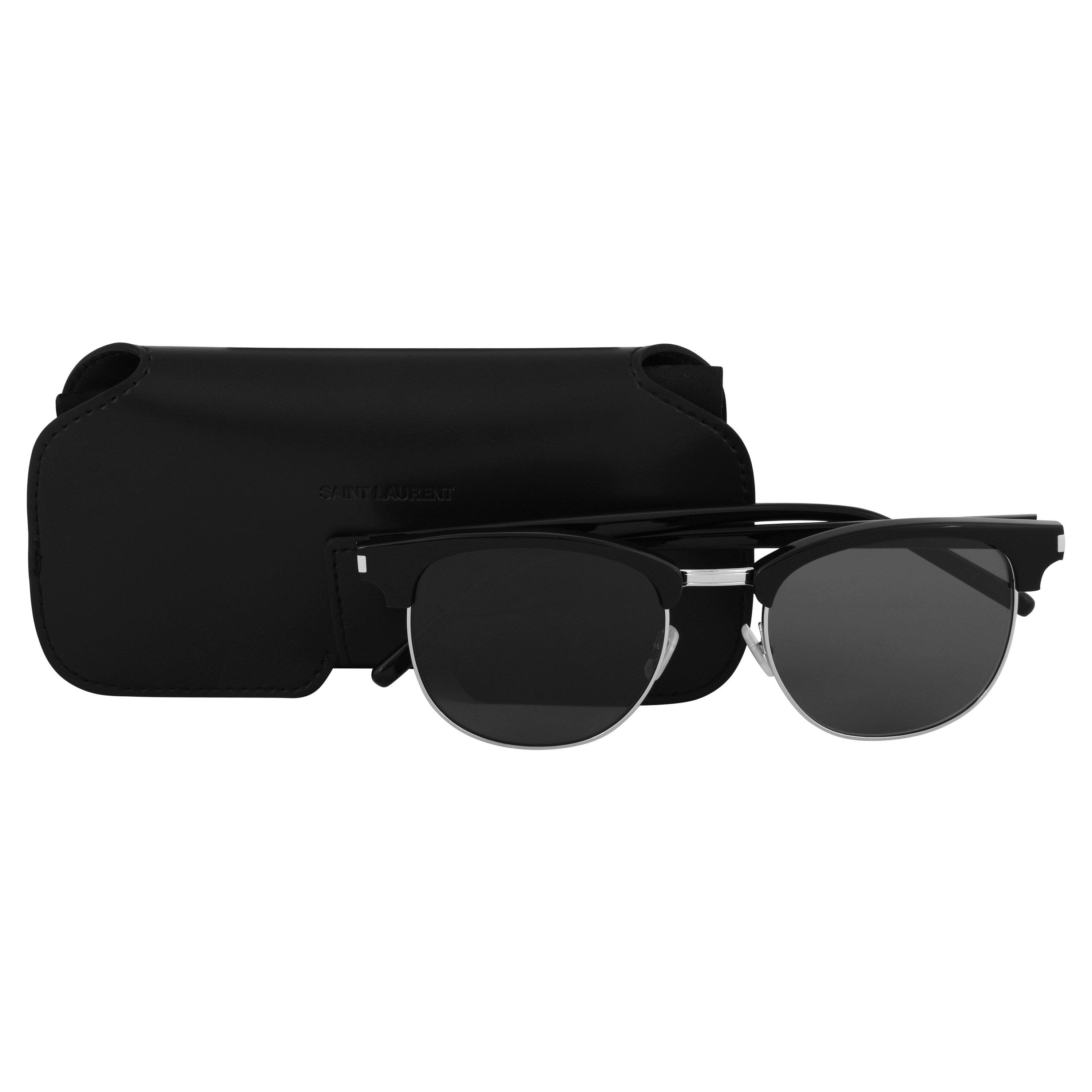 Black/Smoke - Saint Laurent - Sl 108 Sunglasses - 5