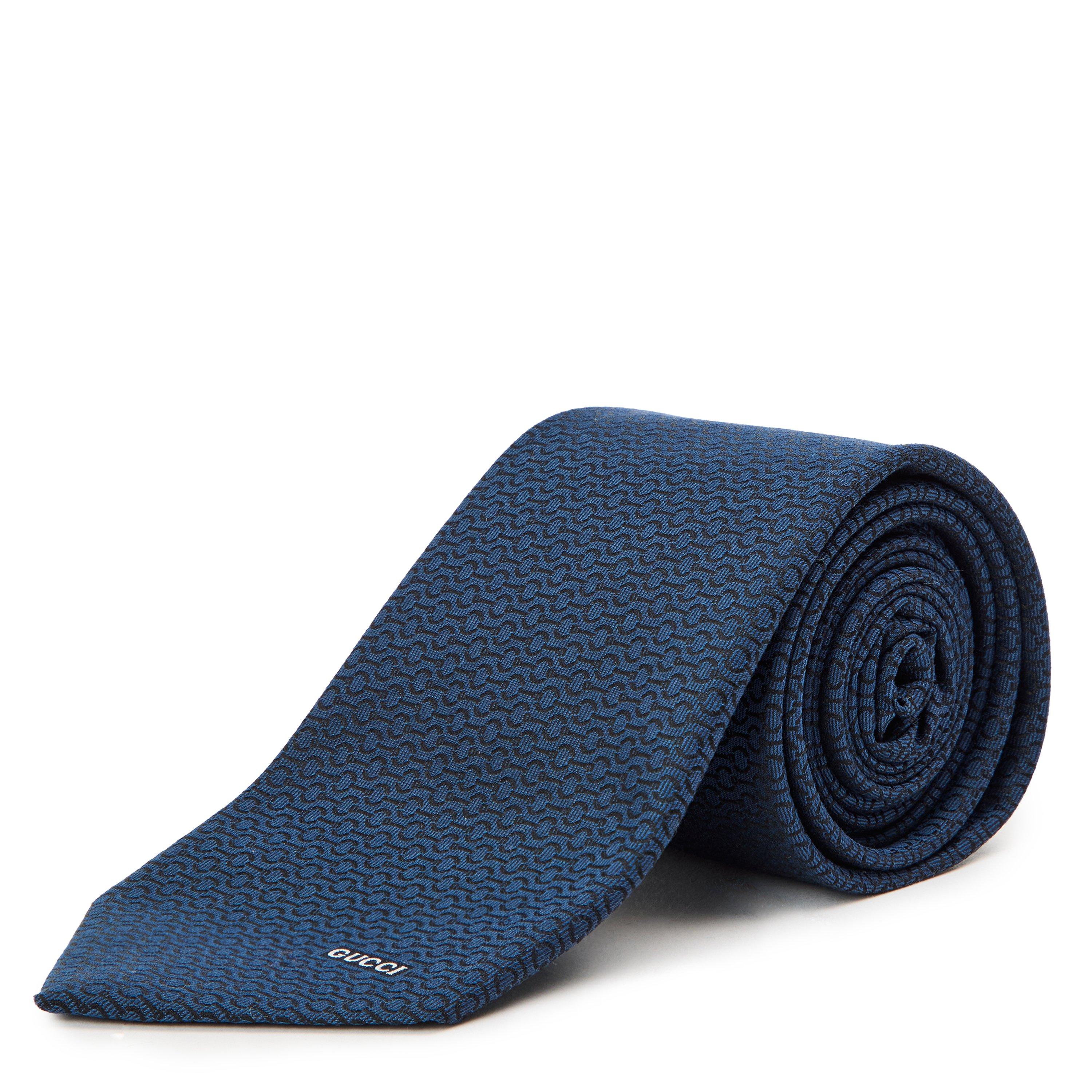 Gucci Men's Logo Tie - Navy