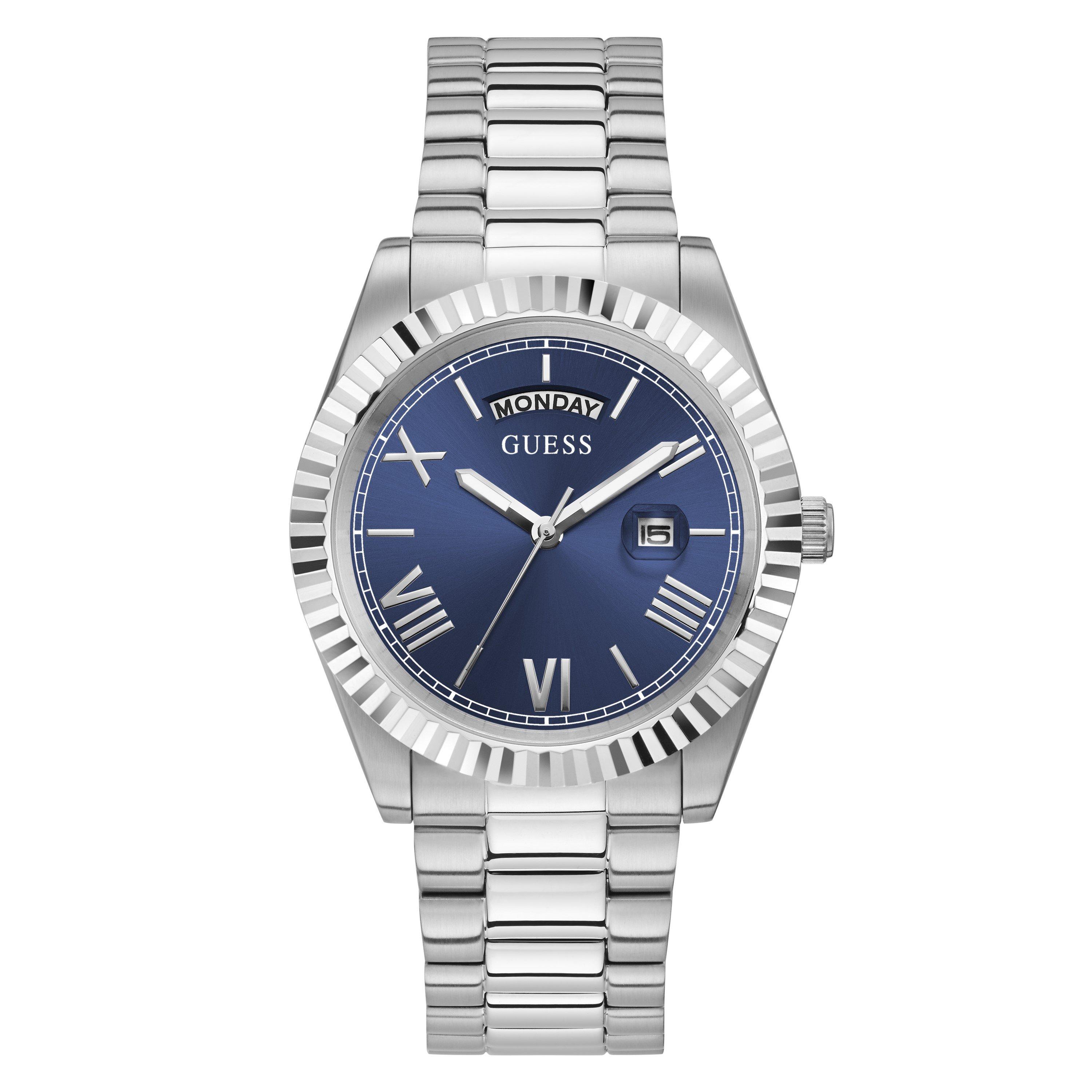Guess Men's Gesjwl Wtch Sn71 - Blue/Silver