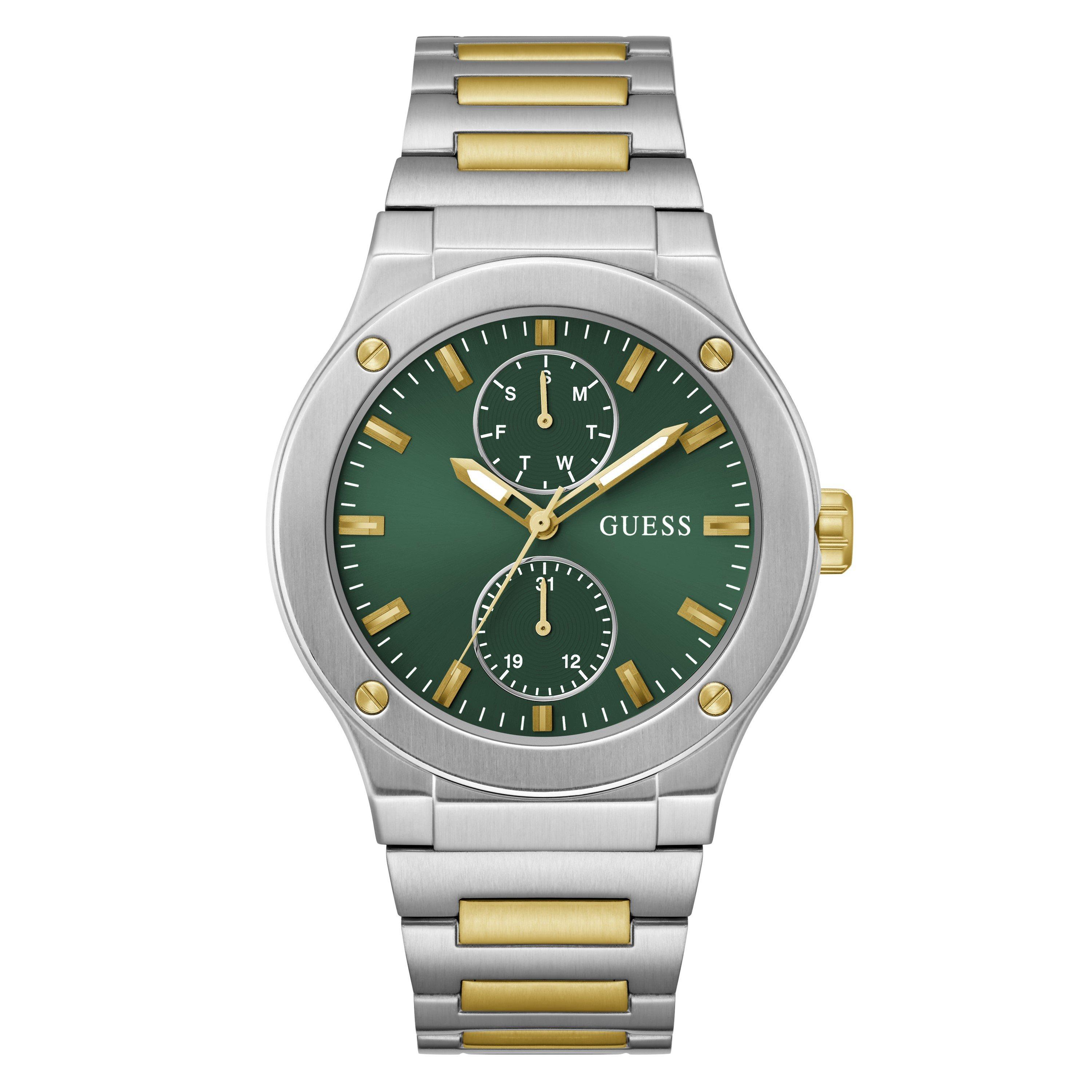 Guess Men's Gesjwl Wtch Sn71 - Green/Silver