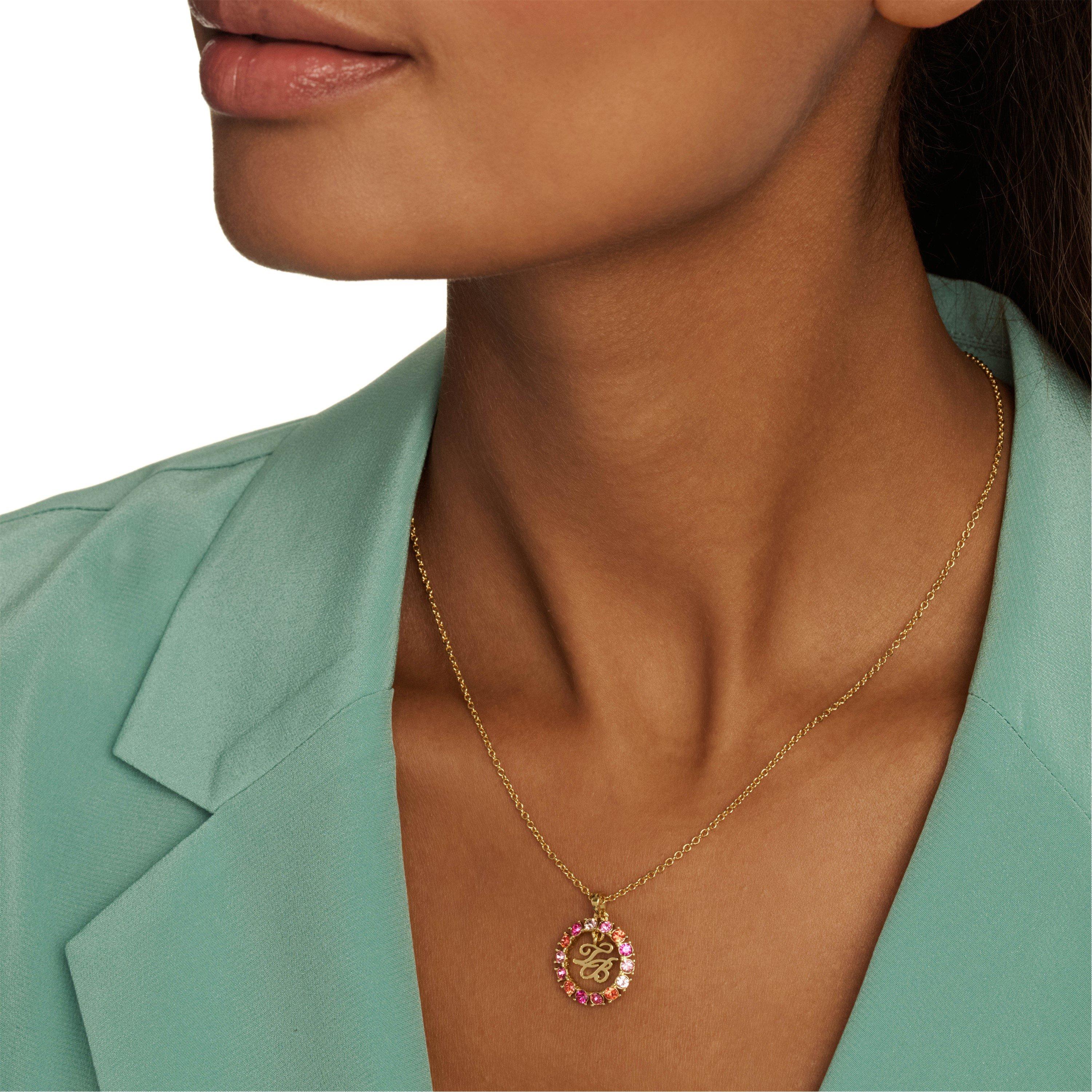 Gld/Multi Cryst - Ted Baker - Women's Molli Pendant Necklaces - 3