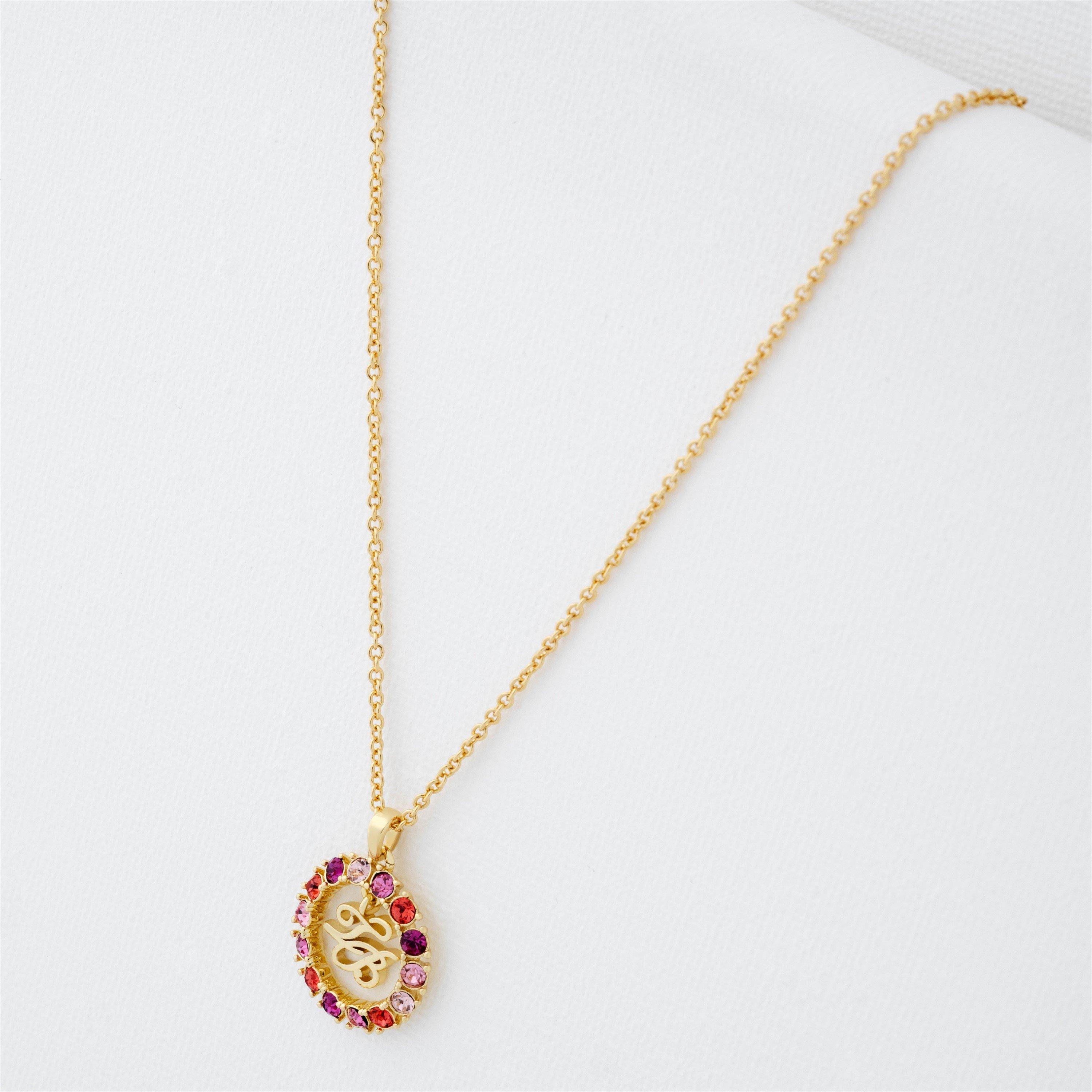 Gld/Multi Cryst - Ted Baker - Women's Molli Pendant Necklaces - 4