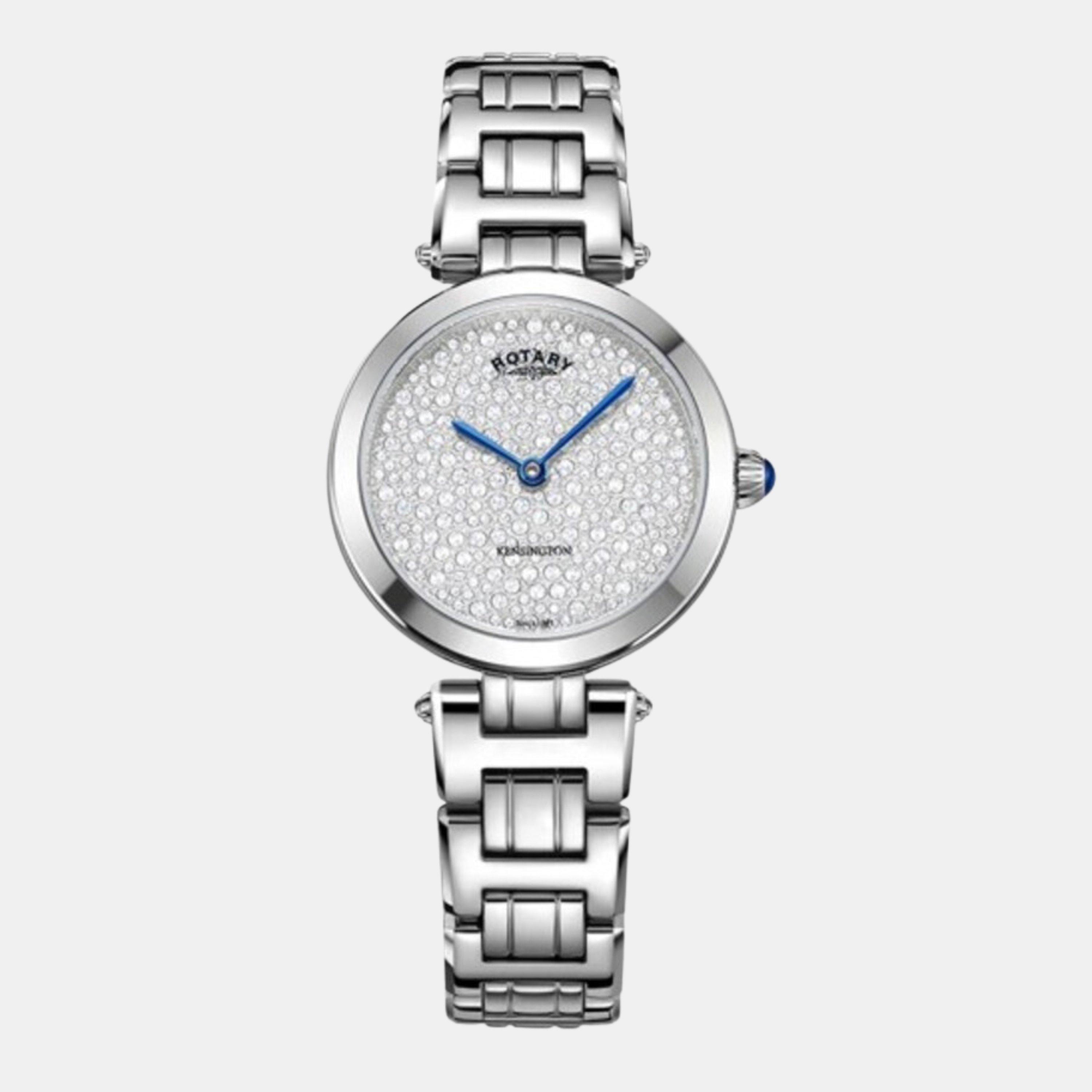 Silver - Rotary - Women's Trad Crystal Analogue Quartz Watch - 1