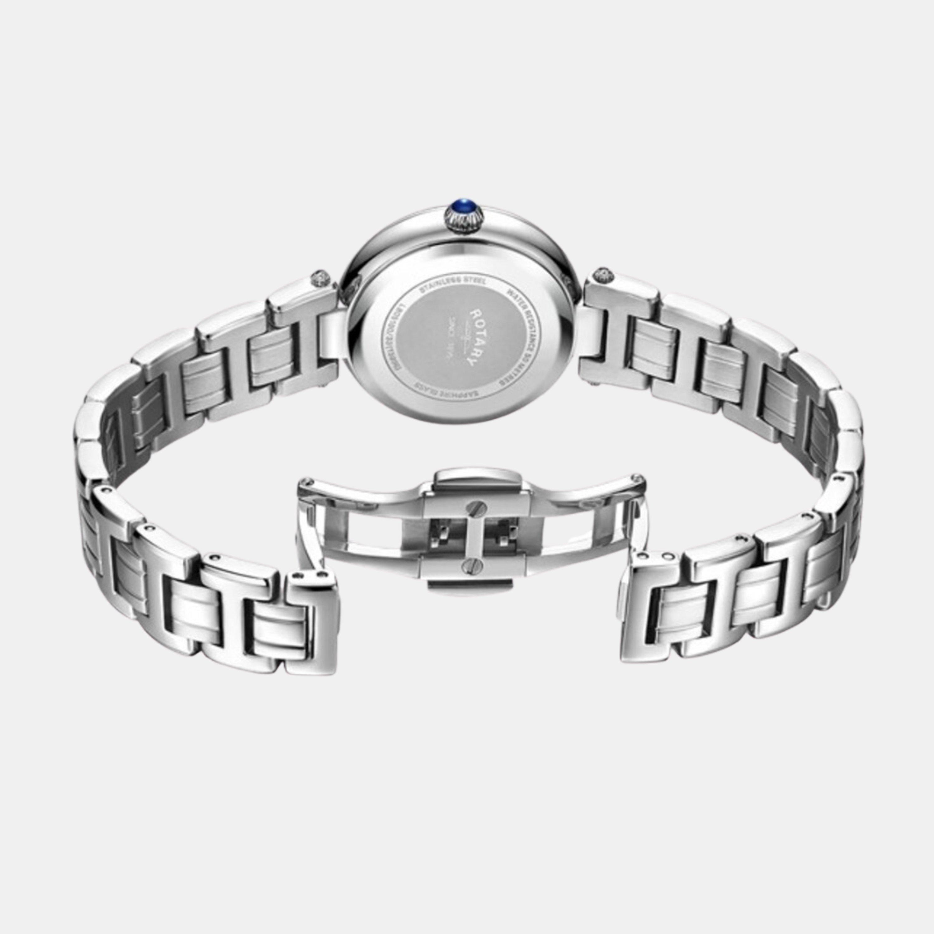 Silver - Rotary - Women's Trad Crystal Analogue Quartz Watch - 3