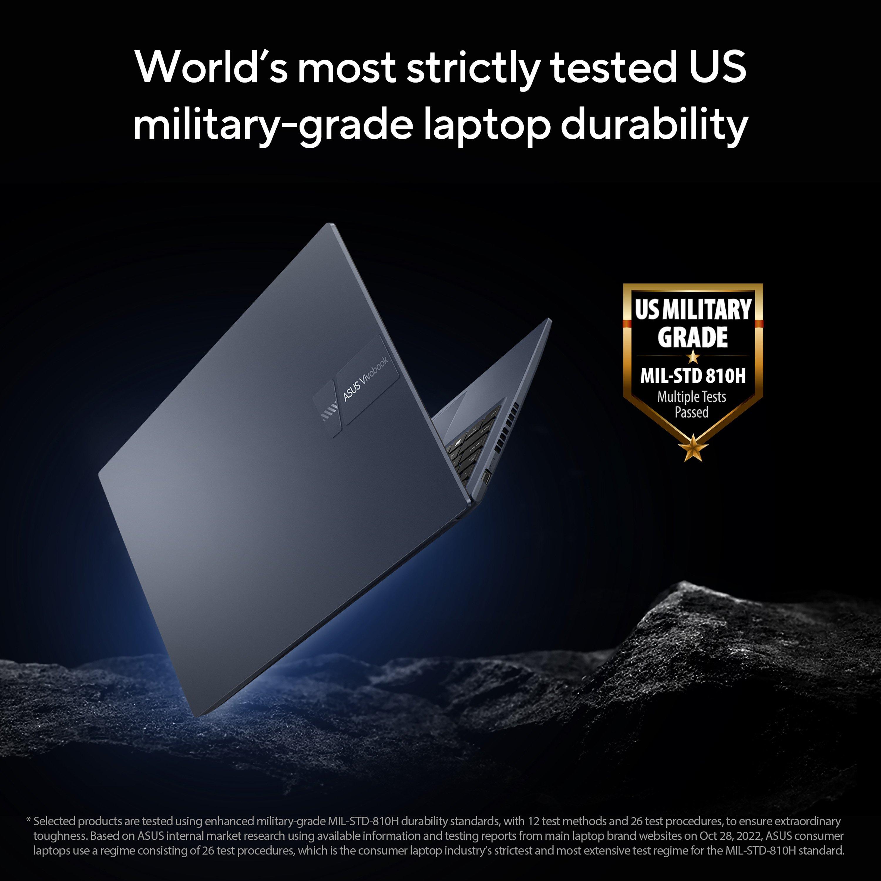 Schwarz - ASUS - ASUS Vivobook 15 15.6 FHD Laptop - Ryzen 9 7940HS 16GB RAM 512GB SSD Windows 11 Home - 4