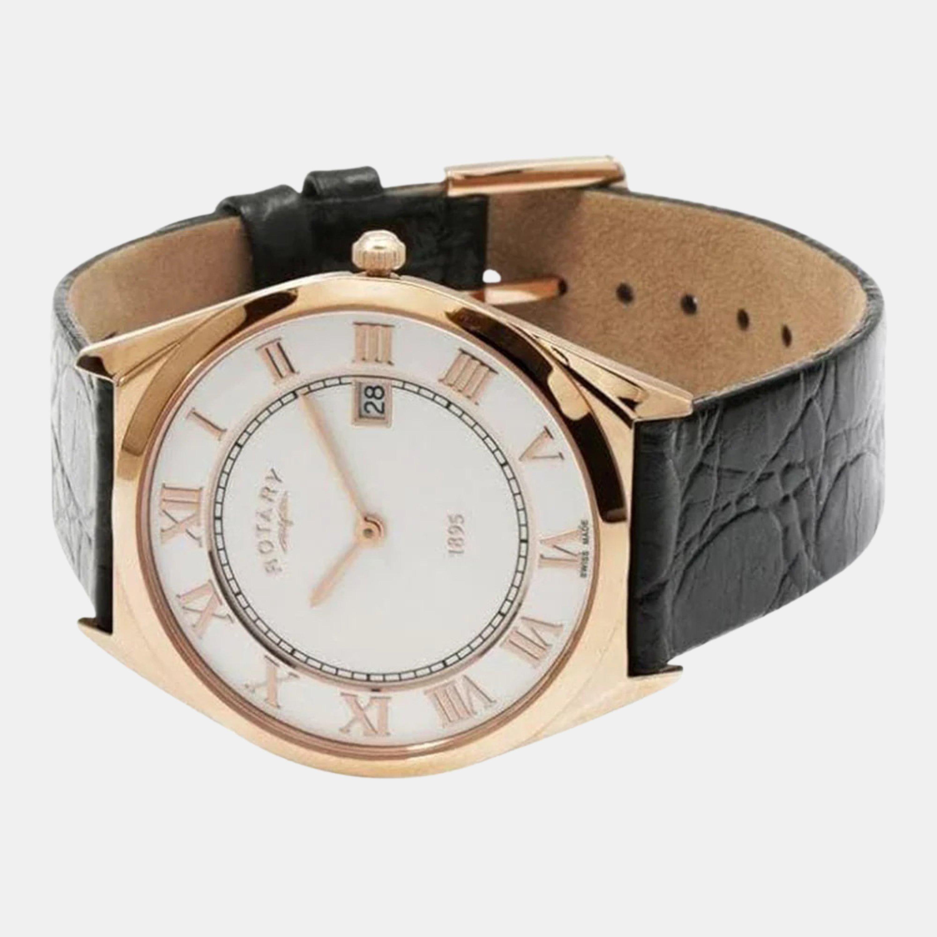 Black - Rotary - Men's Swiss Analogue Quartz Watch - 2