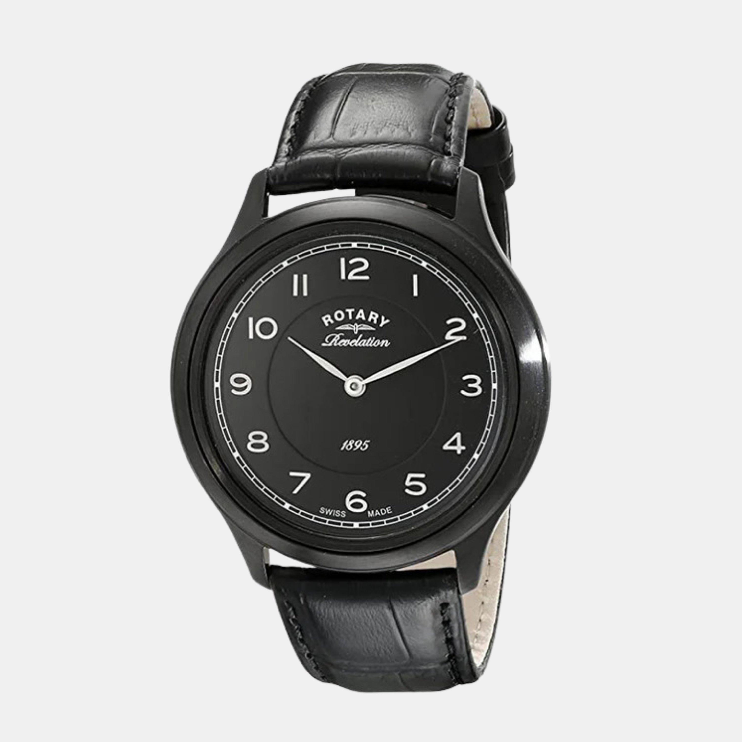 Rotary Men's Revelation Swiss Made Watch - Black