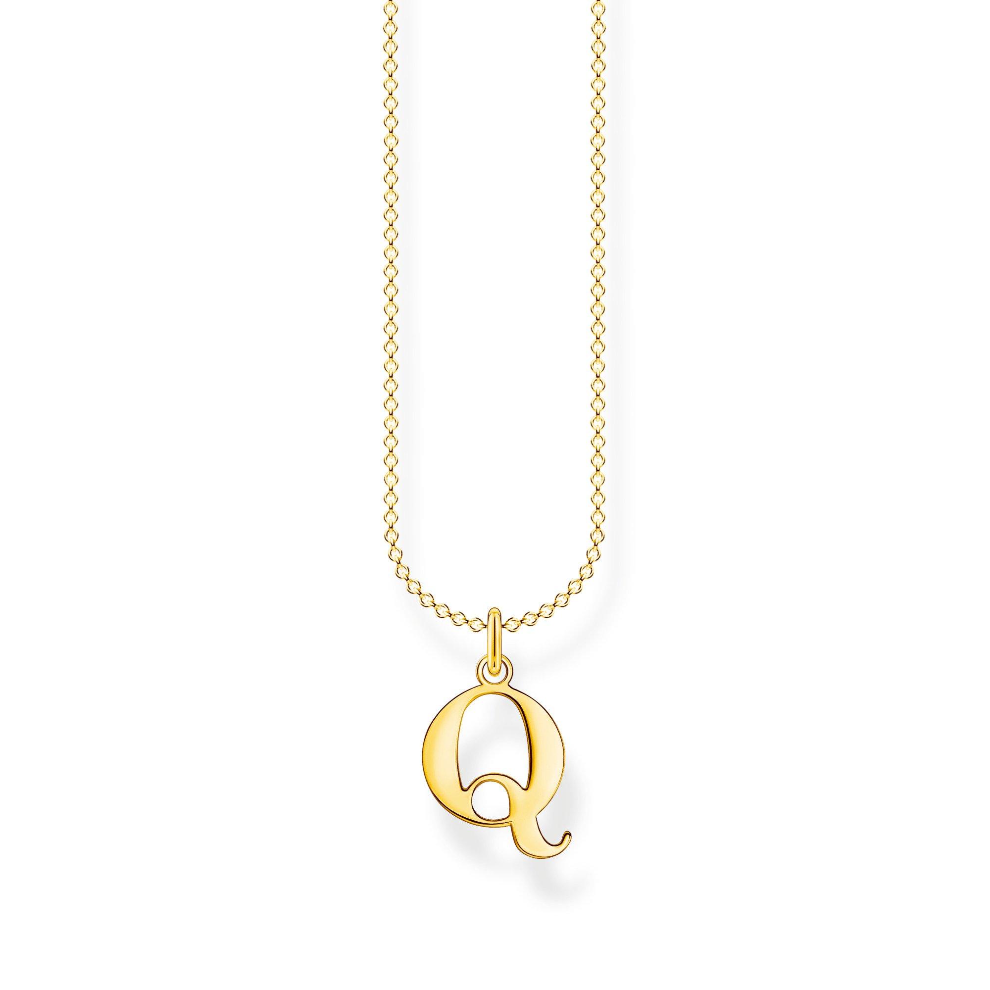 Gold Colour - Thomas Sabo - Women's Q Chain Necklace