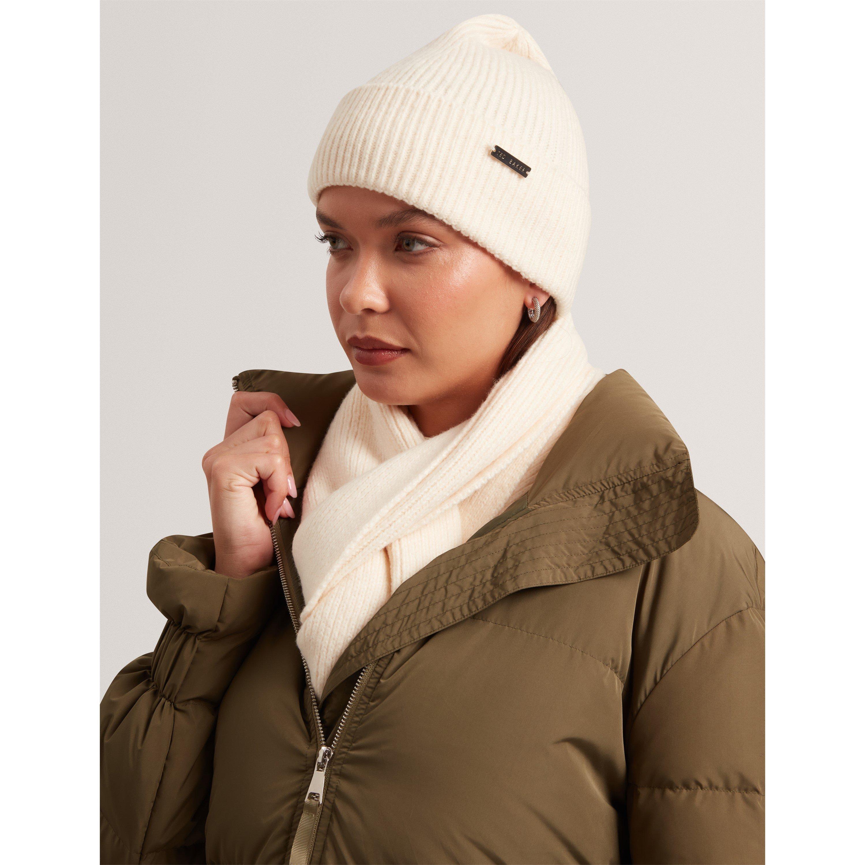 Ivory - Ted Baker - Ted Baker Hat & Scarf Gift Set - 2