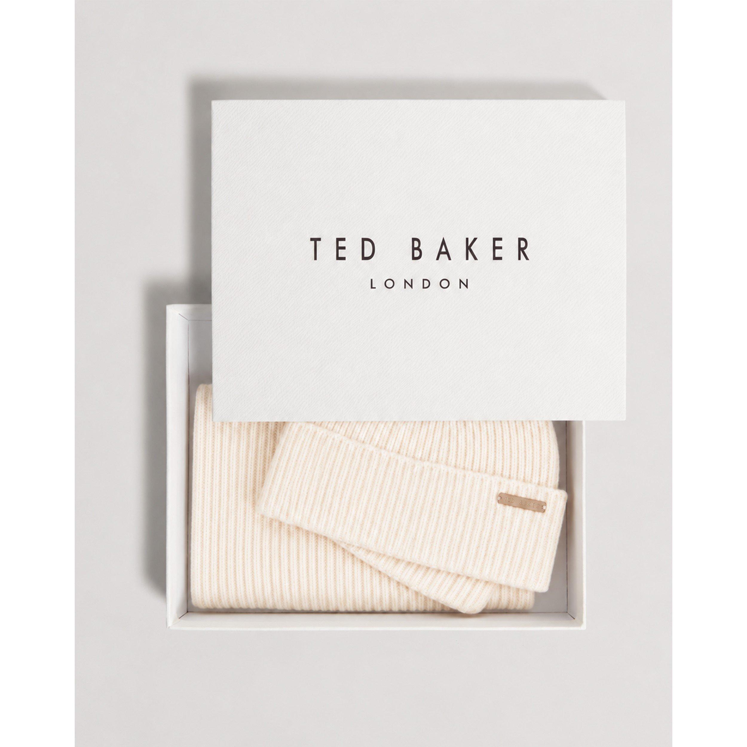 Ivory - Ted Baker - Ted Baker Hat & Scarf Gift Set - 5