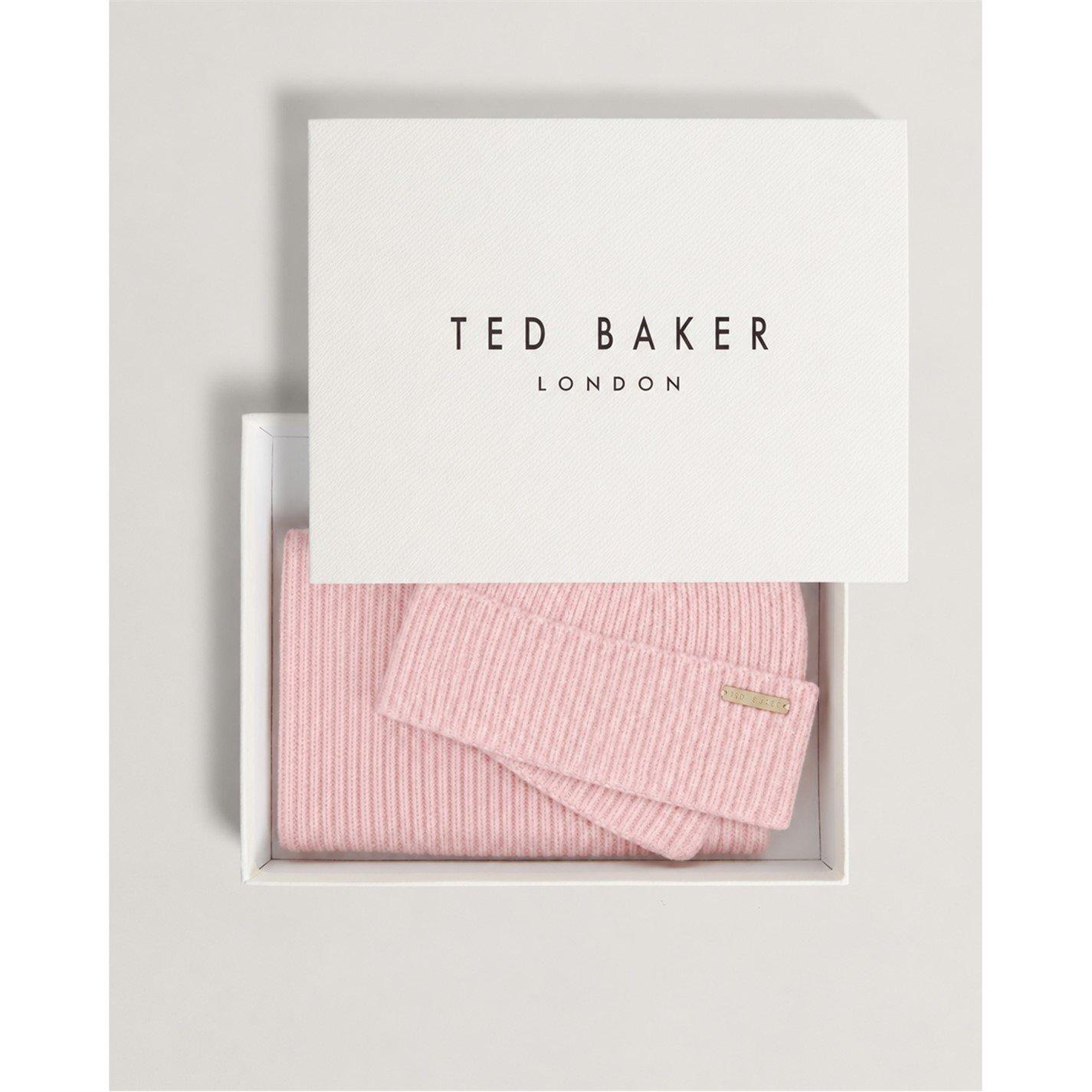 Ted Baker Women's Hat & Scarf Gift Set - Pink